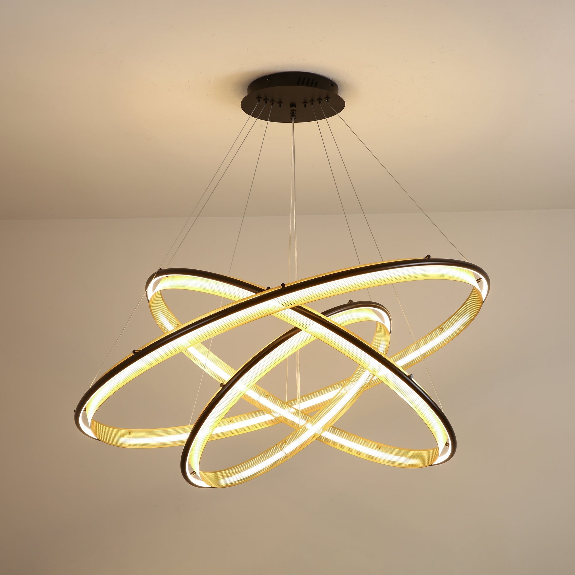 Acrylic LED Round Chandelier - Blowlighting