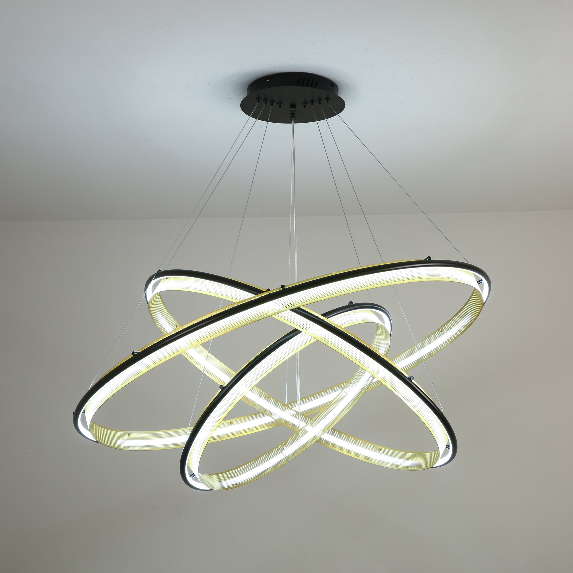 Acrylic LED Round Chandelier - Blowlighting