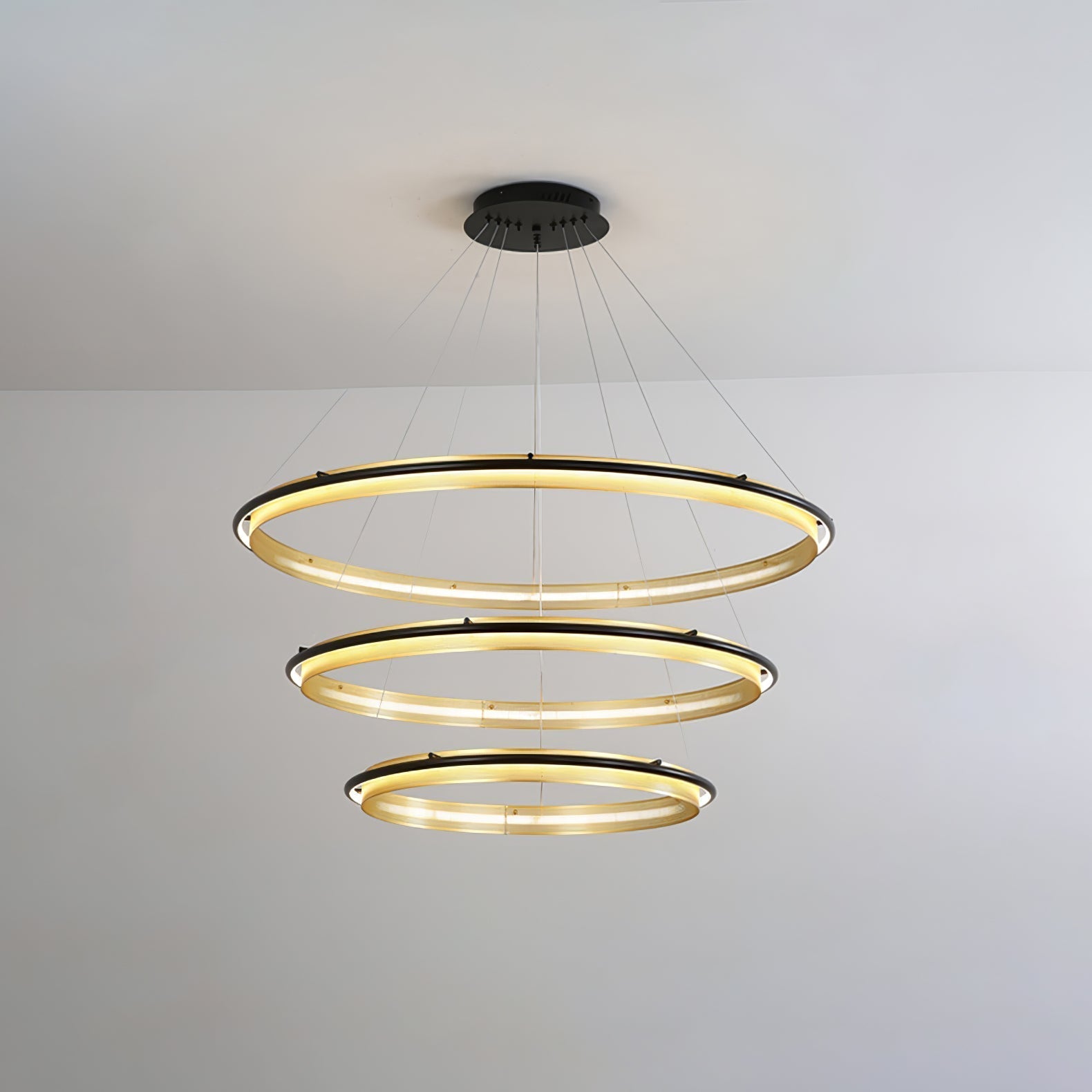 Acrylic LED Round Chandelier - Blowlighting