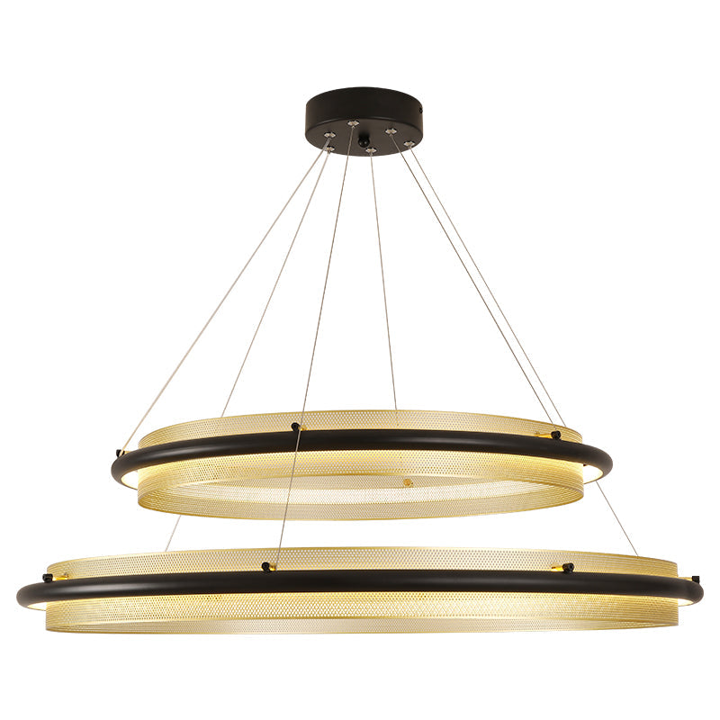 Acrylic LED Round Chandelier - Blowlighting