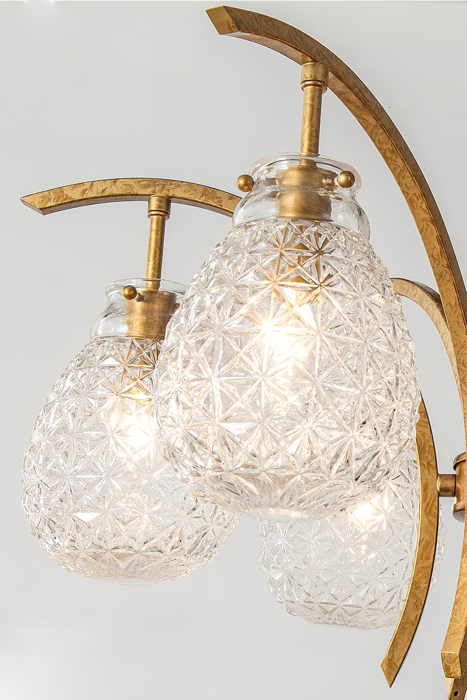 Adams Postmodern Luxury Glass Chandelier - Lamp Copper