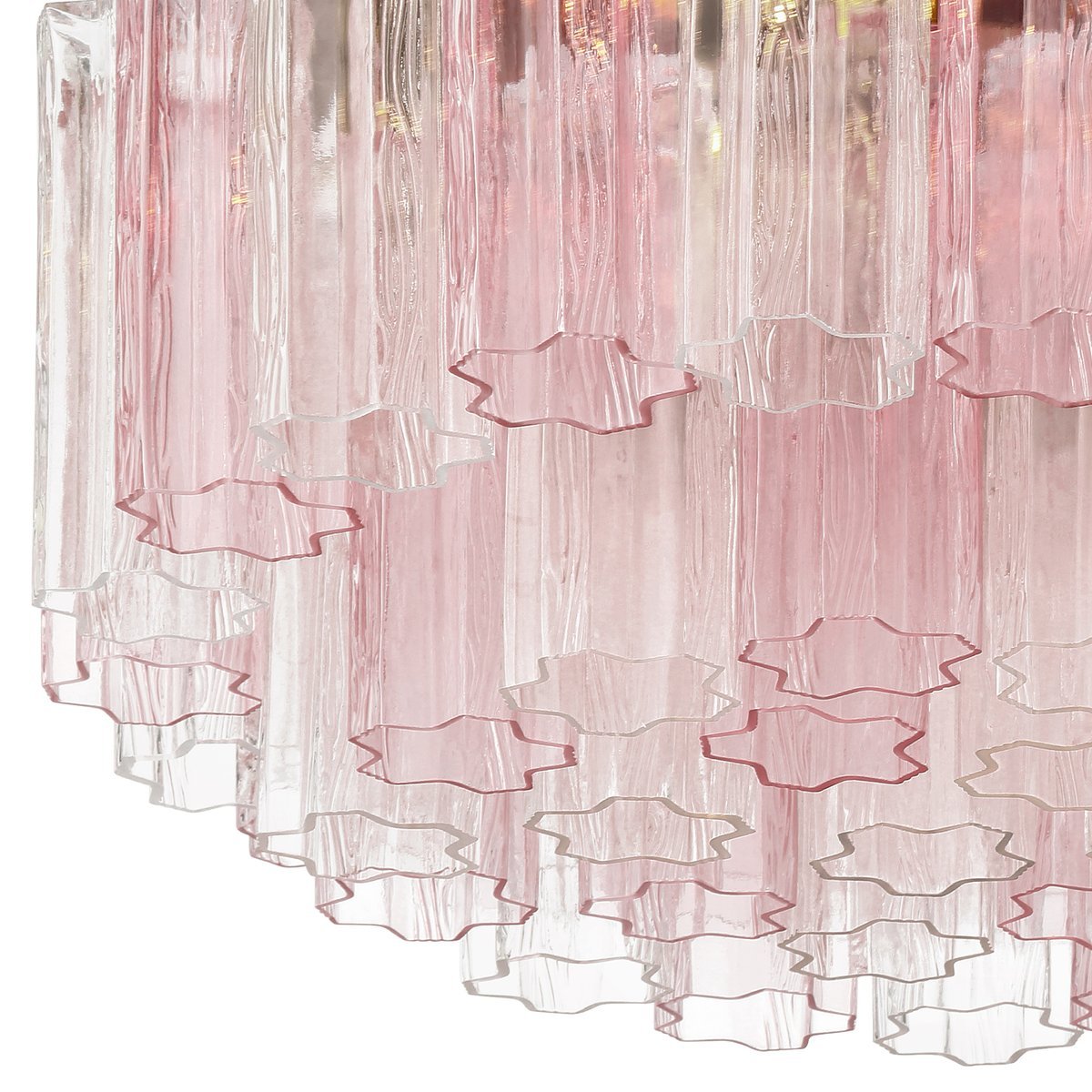 Aurora Ceiling Lamp Glass Tube Layered Amber - Letslighting