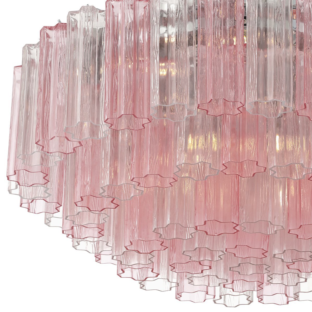 Aurora Ceiling Lamp Glass Tube Layered Amber - Letslighting
