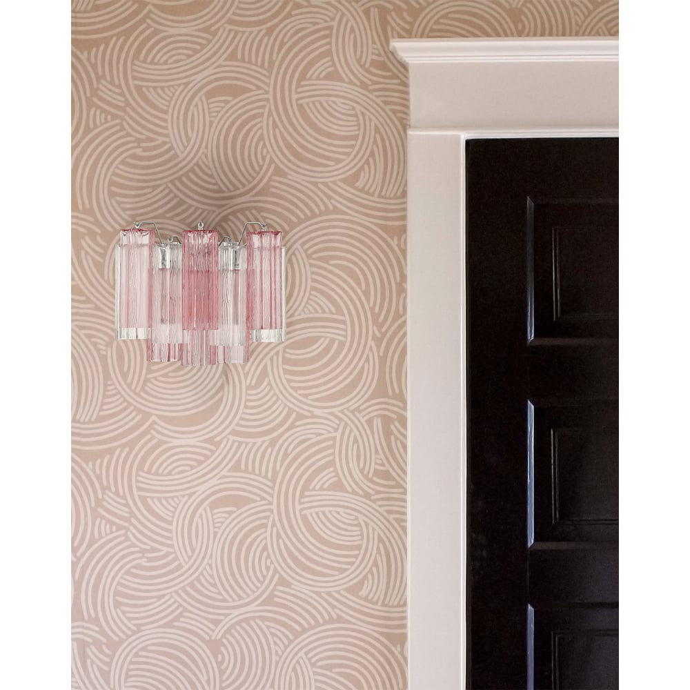 Aurora Wall Light Tronchi Glass Tube Tiered Amber Modern - Letslighting