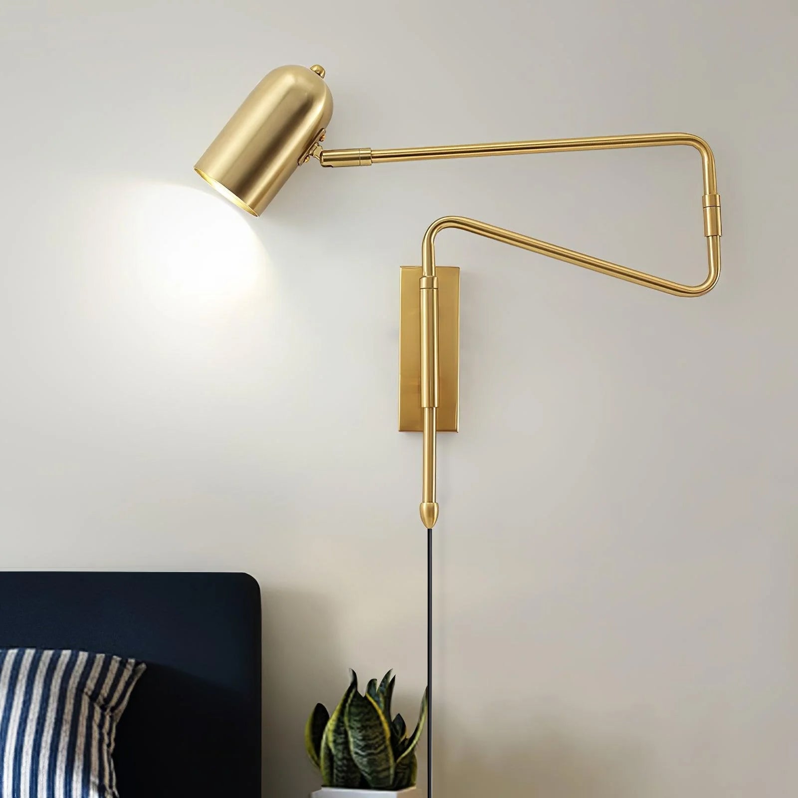 Ivar Adjustable Arm Plug In Wall Lamp - Neutralighting