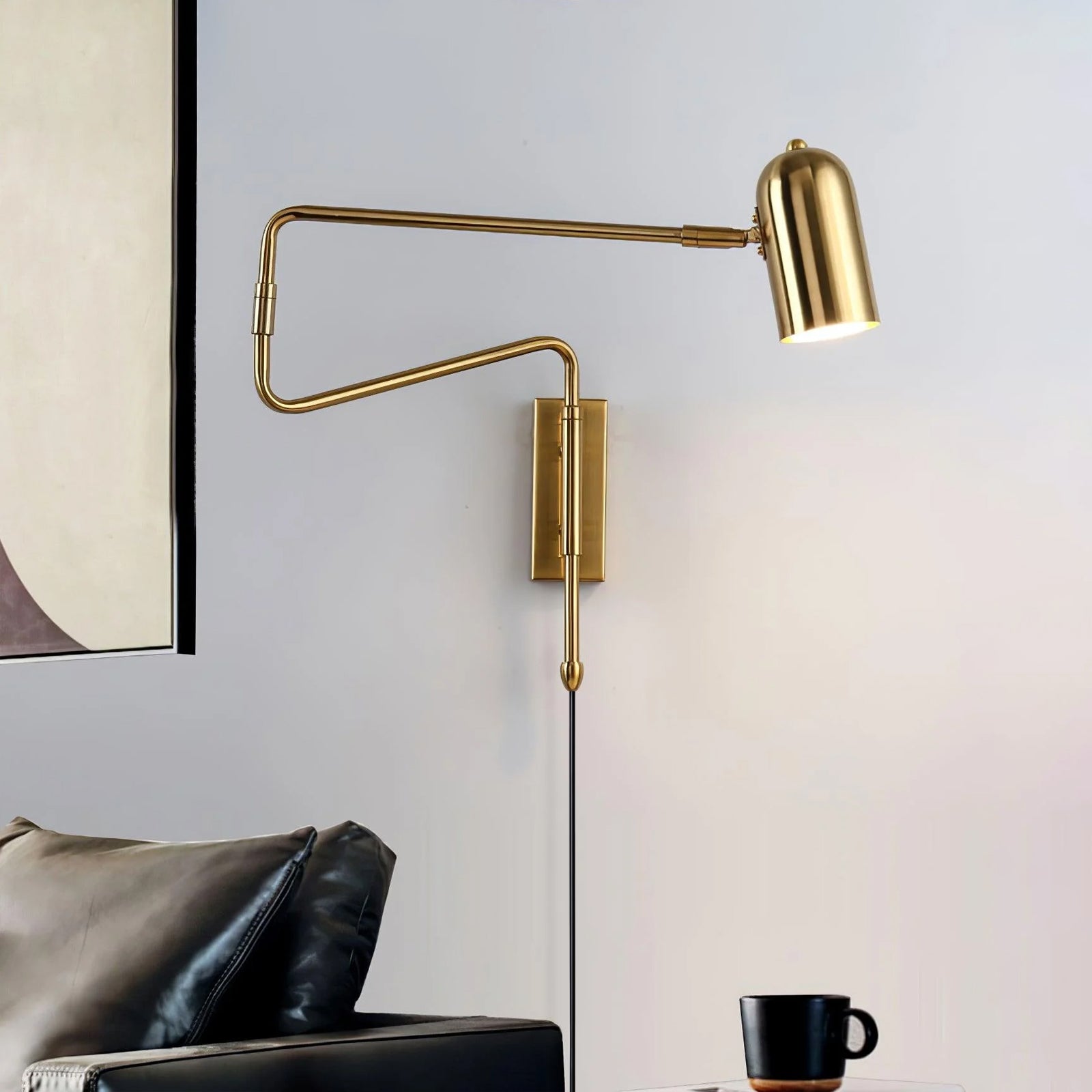 Ivar Adjustable Arm Plug In Wall Lamp - Neutralighting
