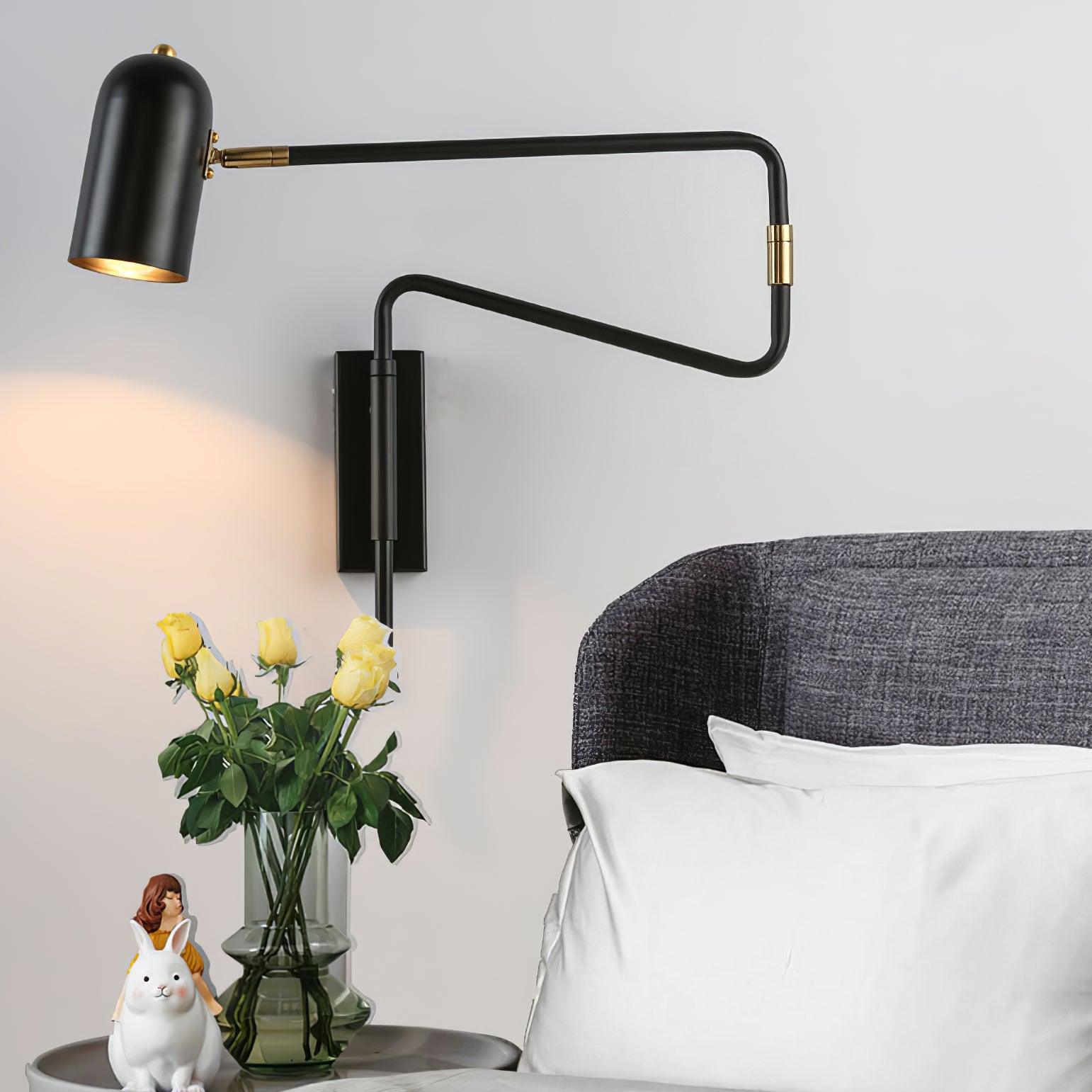 Ivar Adjustable Arm Plug In Wall Lamp - Neutralighting