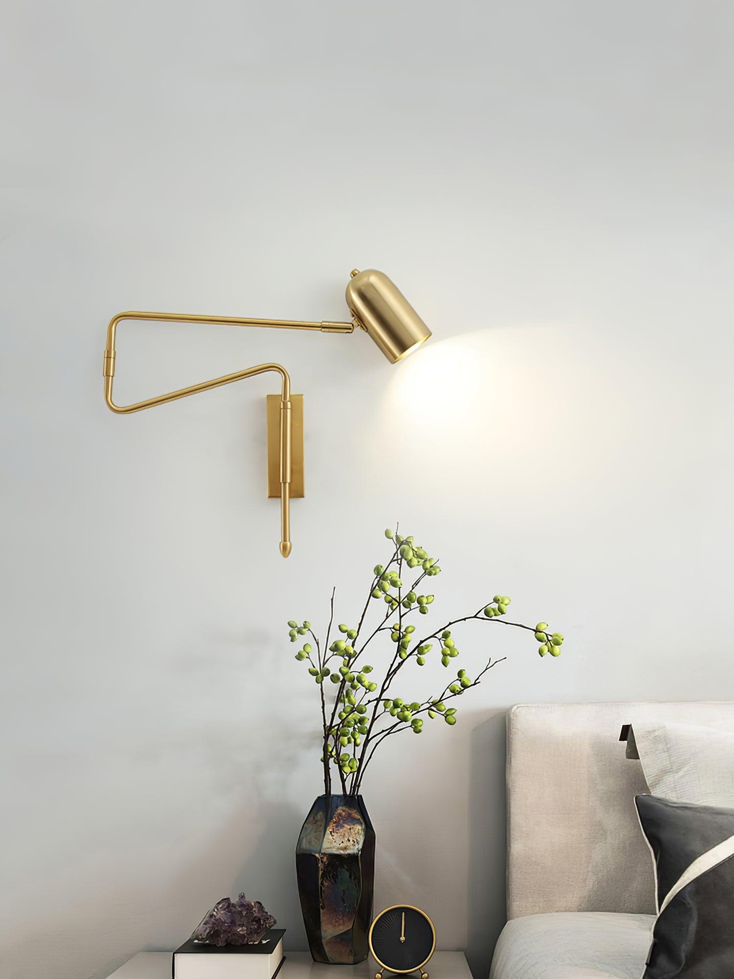 Ivar Adjustable Arm Plug In Wall Lamp - Neutralighting