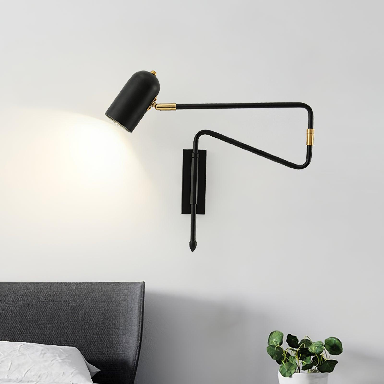 Ivar Adjustable Arm Plug In Wall Lamp - Neutralighting