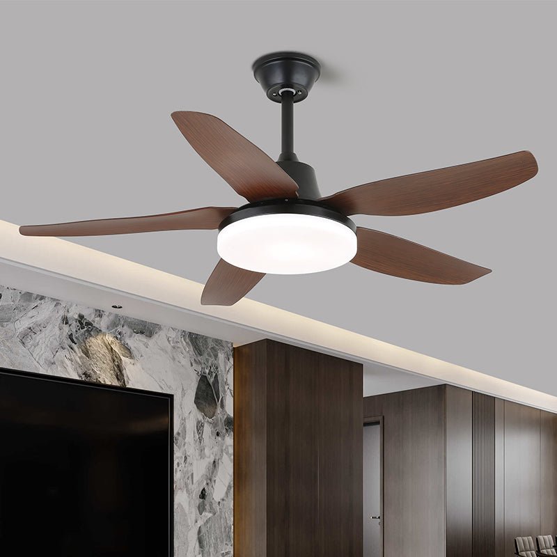 Ventilateur de plafond Aurefan en bois, Modèle F (Dia 120cm / 48″)