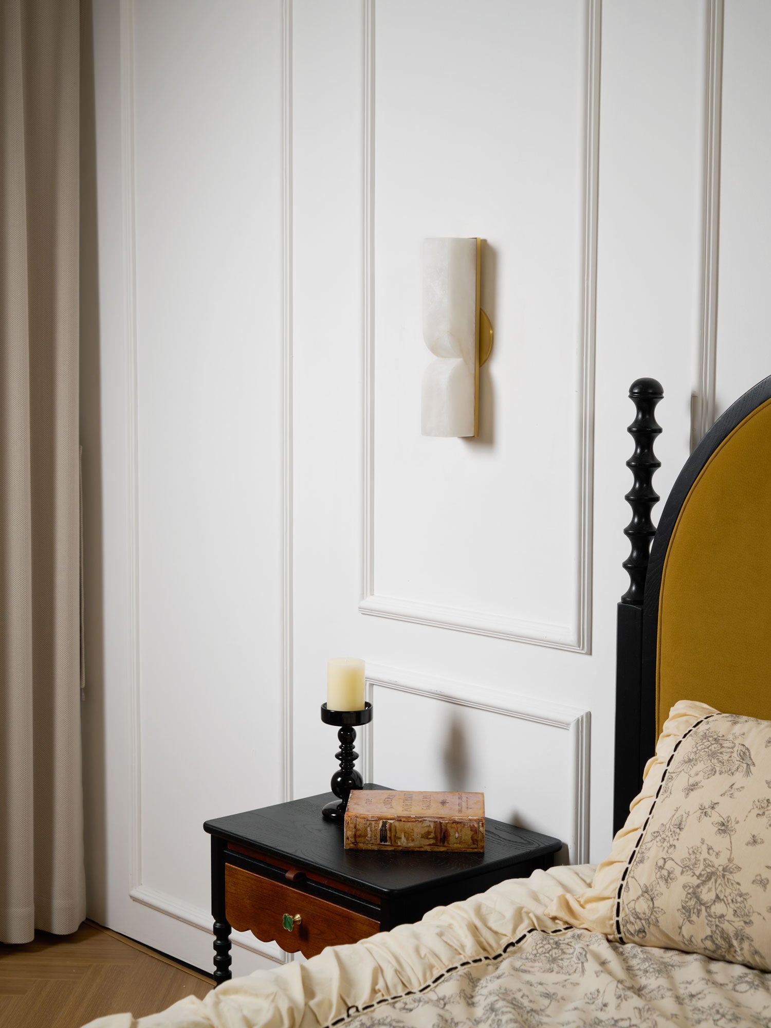 Lunaris Alabaster Rectangular Wall Lamp - Letslighting