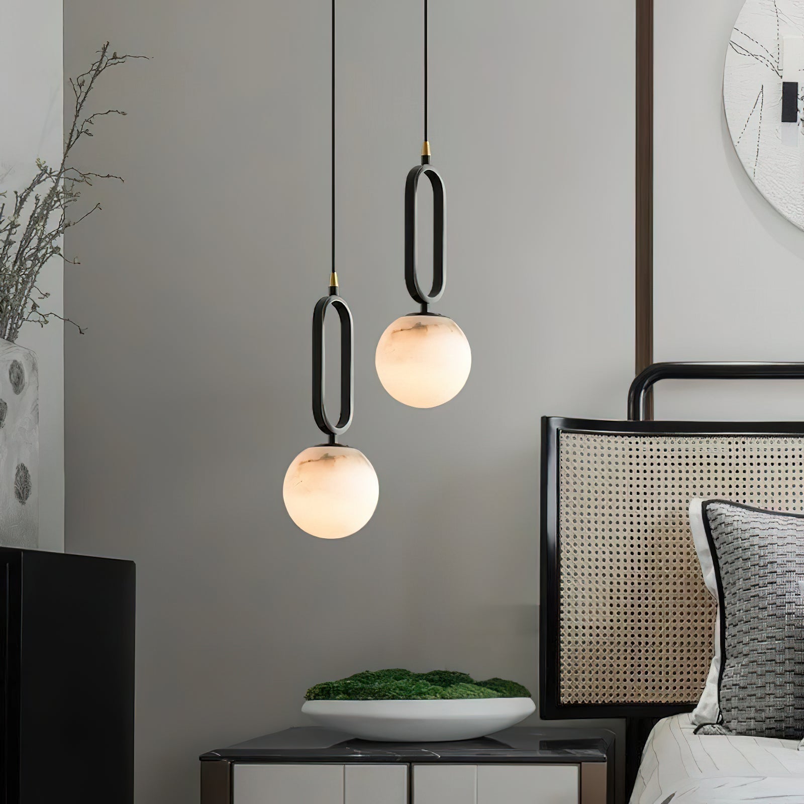 Gloruvyd Minimalist Ball Metal Pendant Lamp - Lamp Copper