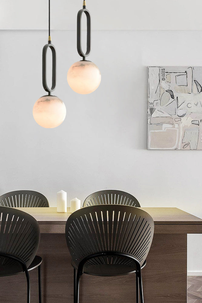 Gloruvyd Minimalist Ball Metal Pendant Lamp - Lamp Copper