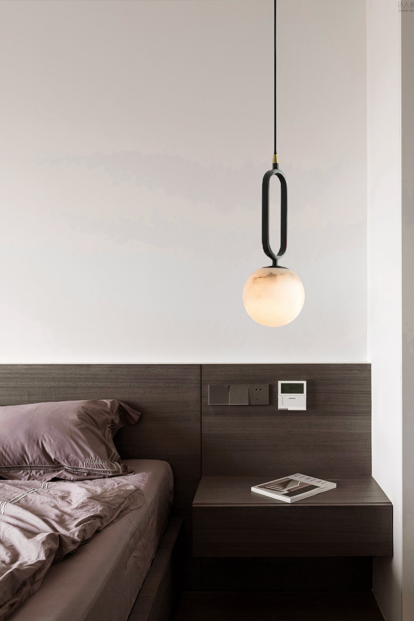 Gloruvyd Minimalist Ball Metal Pendant Lamp - Lamp Copper