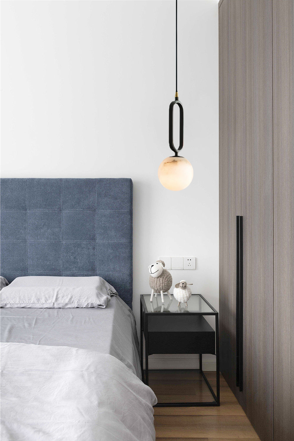 Gloruvyd Minimalist Ball Metal Pendant Lamp - Lamp Copper