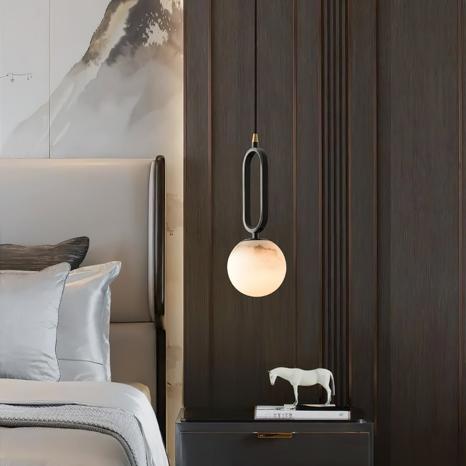 Gloruvyd Minimalist Ball Metal Pendant Lamp - Lamp Copper