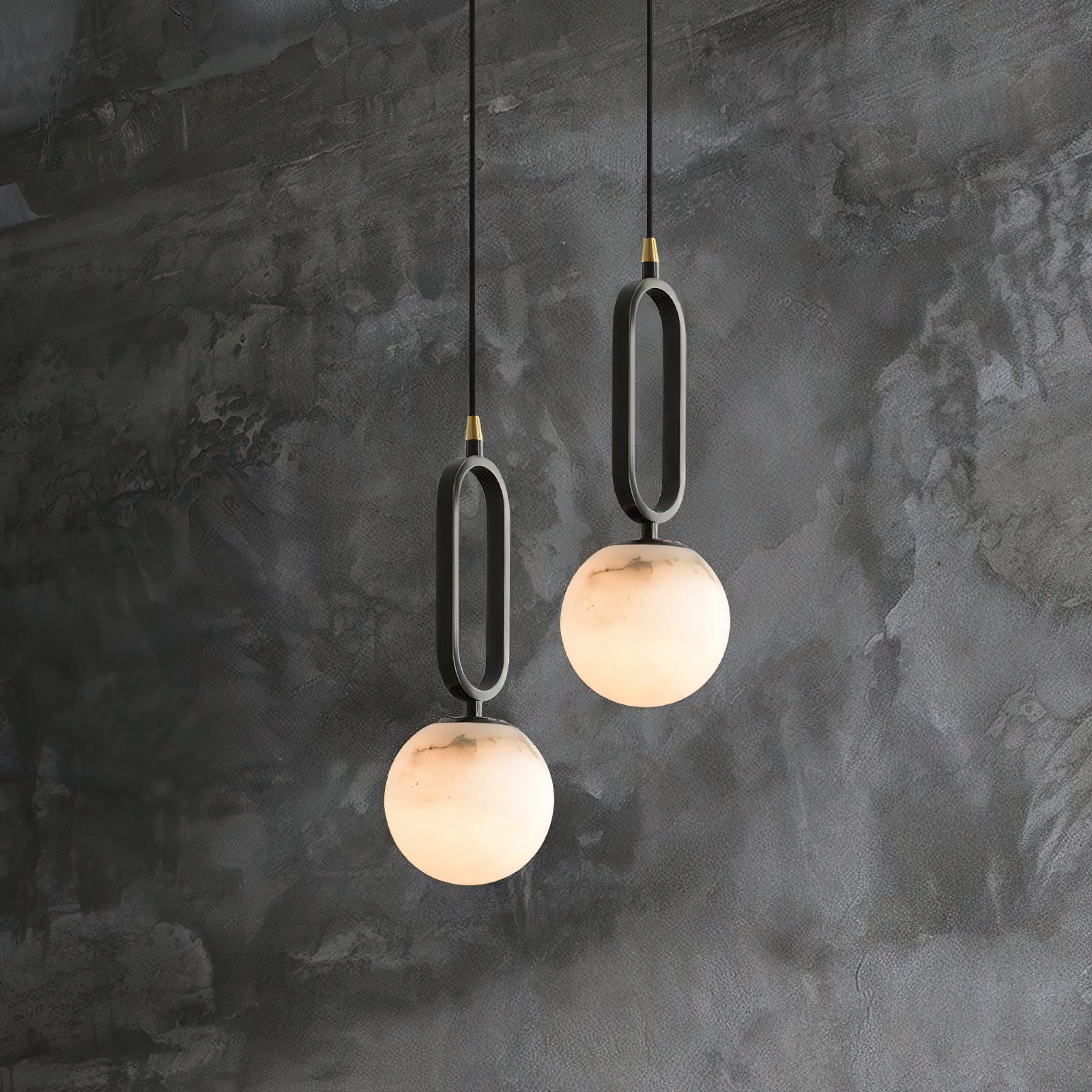 Gloruvyd Minimalist Ball Metal Pendant Lamp - Lamp Copper