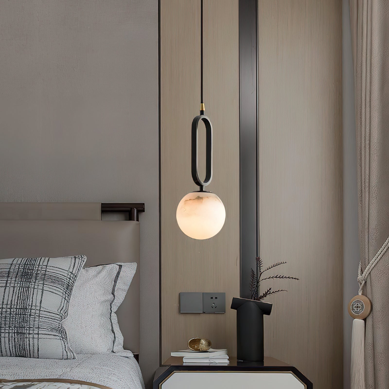 Gloruvyd Minimalist Ball Metal Pendant Lamp - Lamp Copper