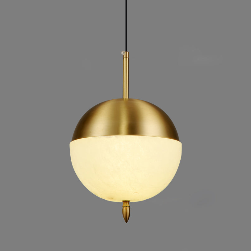 Himinuvye Minimalist Bolus Brass Pendant Light - Lamp Copper