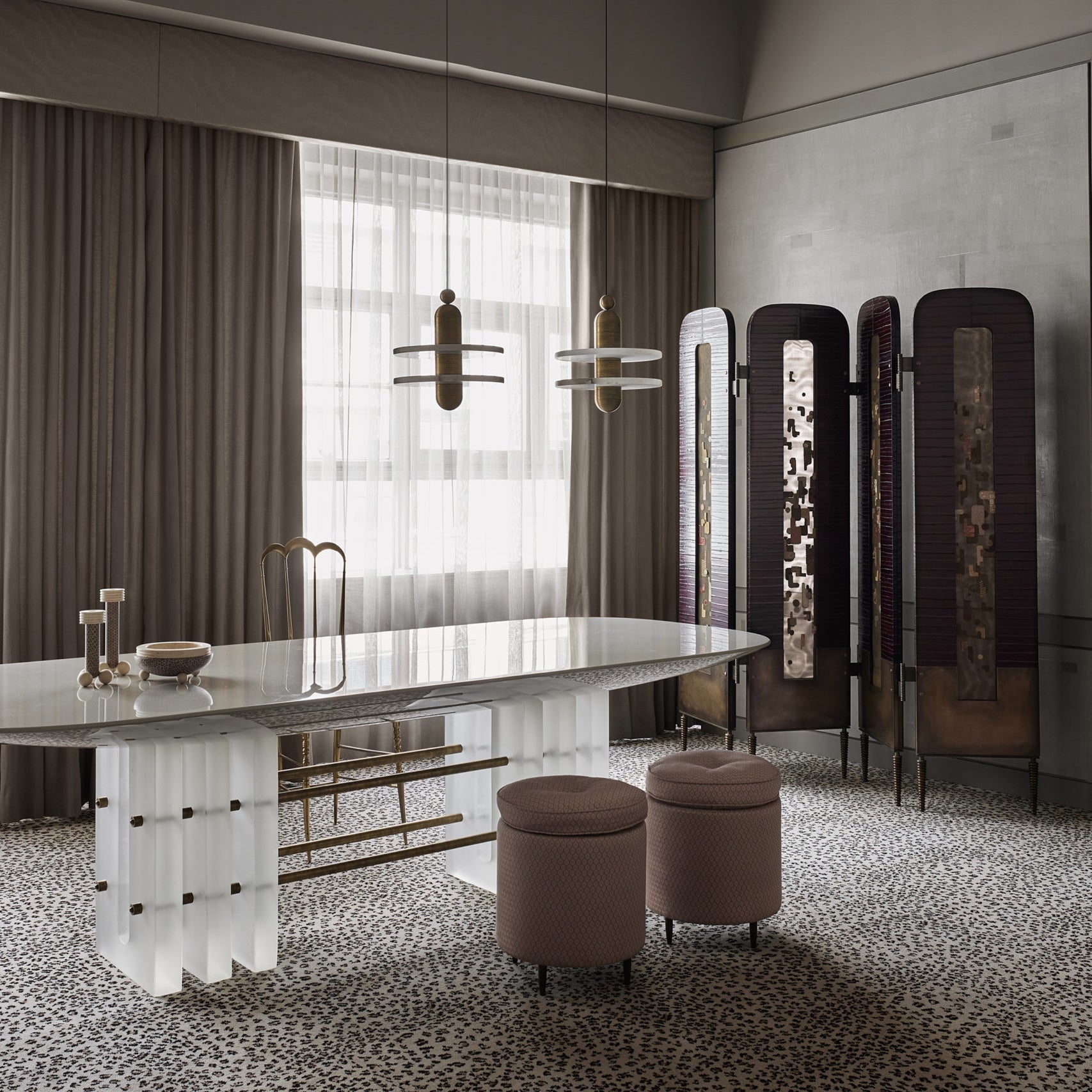 Ildvuvye Suspension Métal Comète Créativité Individuelle - Neutralighting