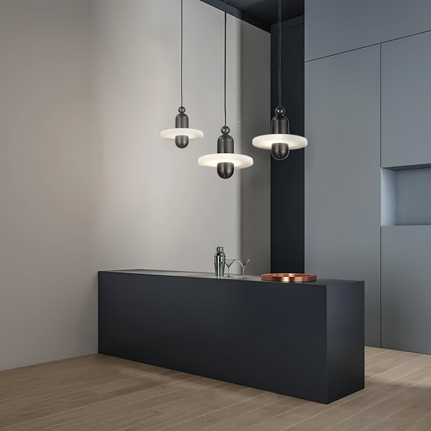 Ildvuvye Suspension Métal Comète Créativité Individuelle - Neutralighting