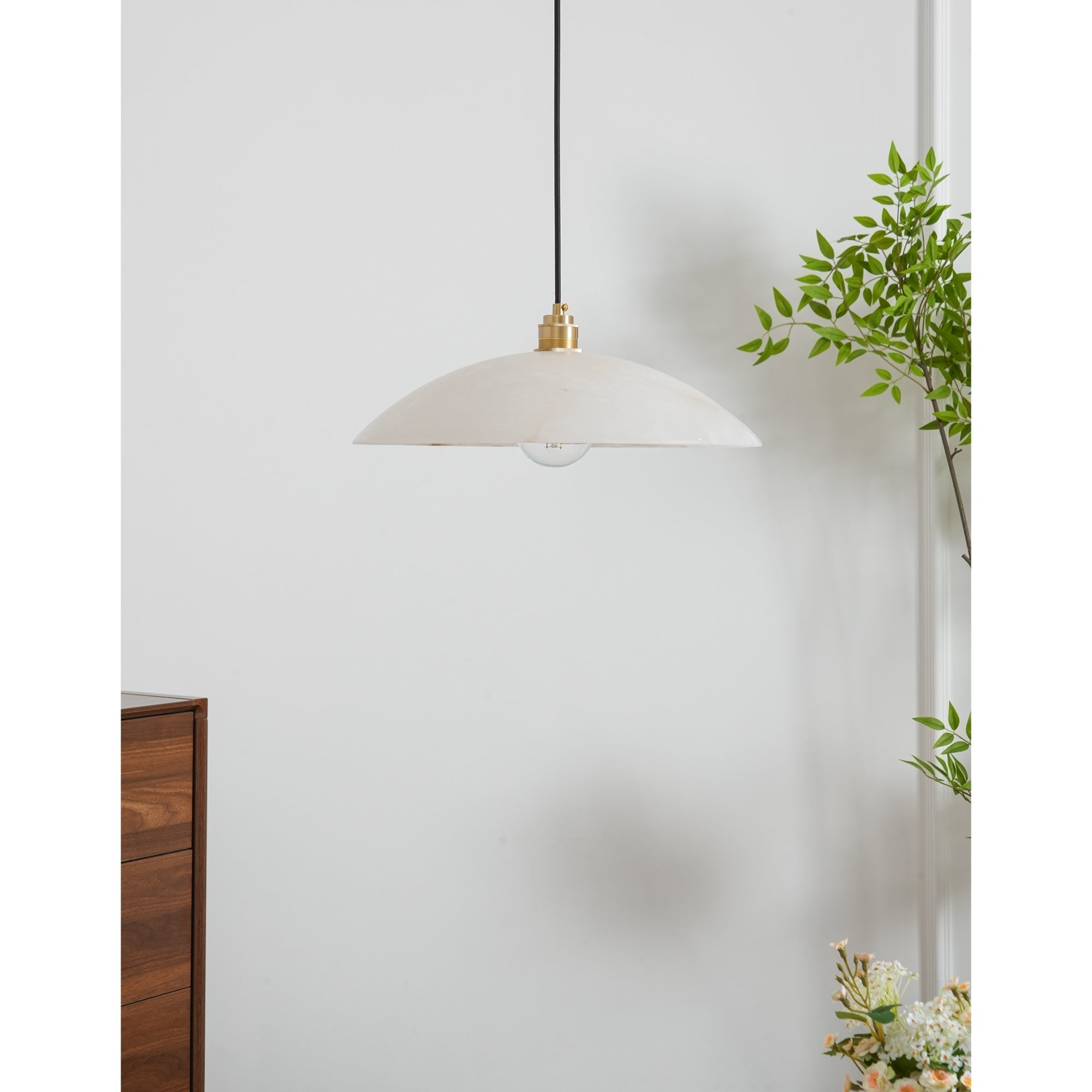 Ljomuvyd Individual Creativity Dome Metal Pendant Light - Lamp Copper