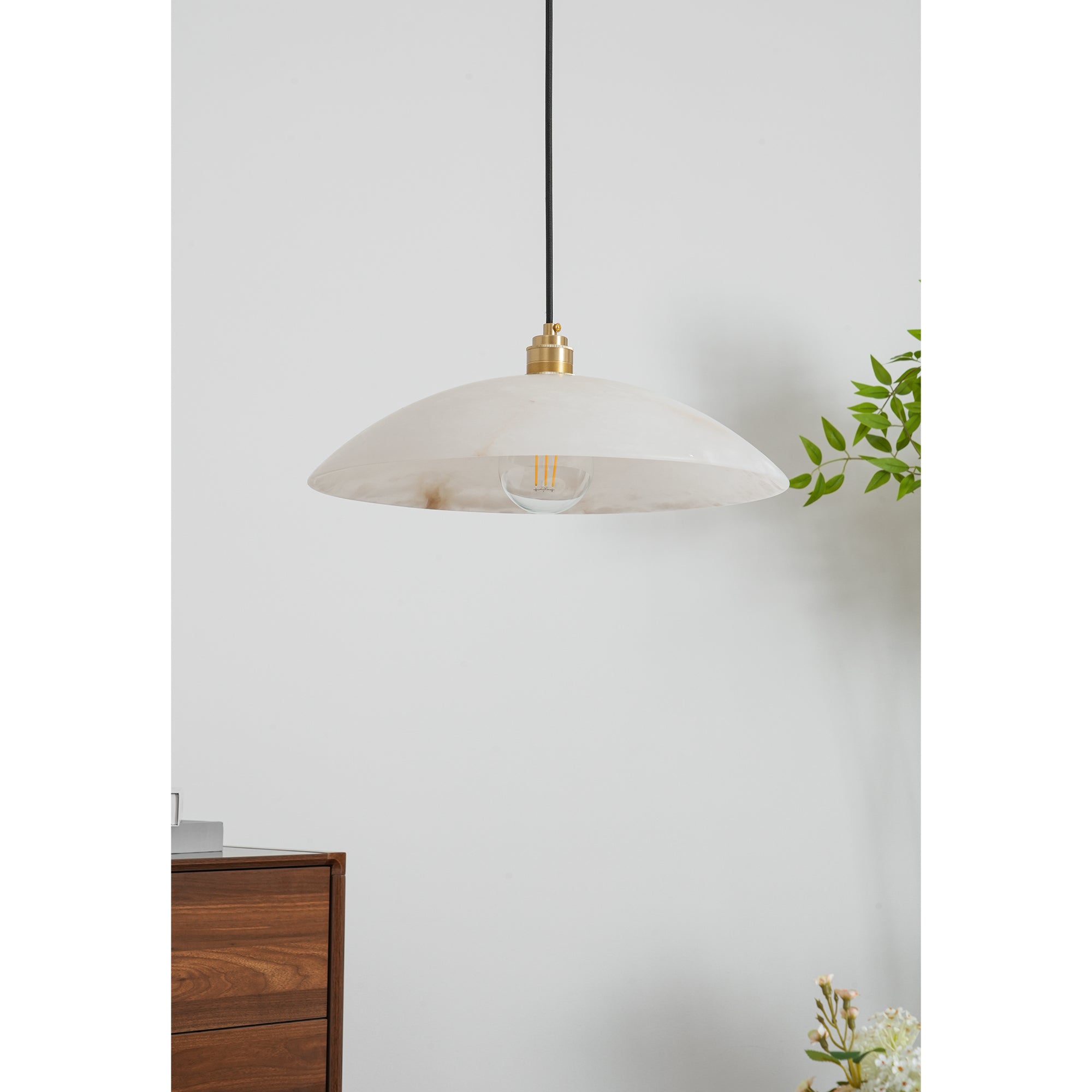 Ljomuvyd Individual Creativity Dome Metal Pendant Light - Lamp Copper