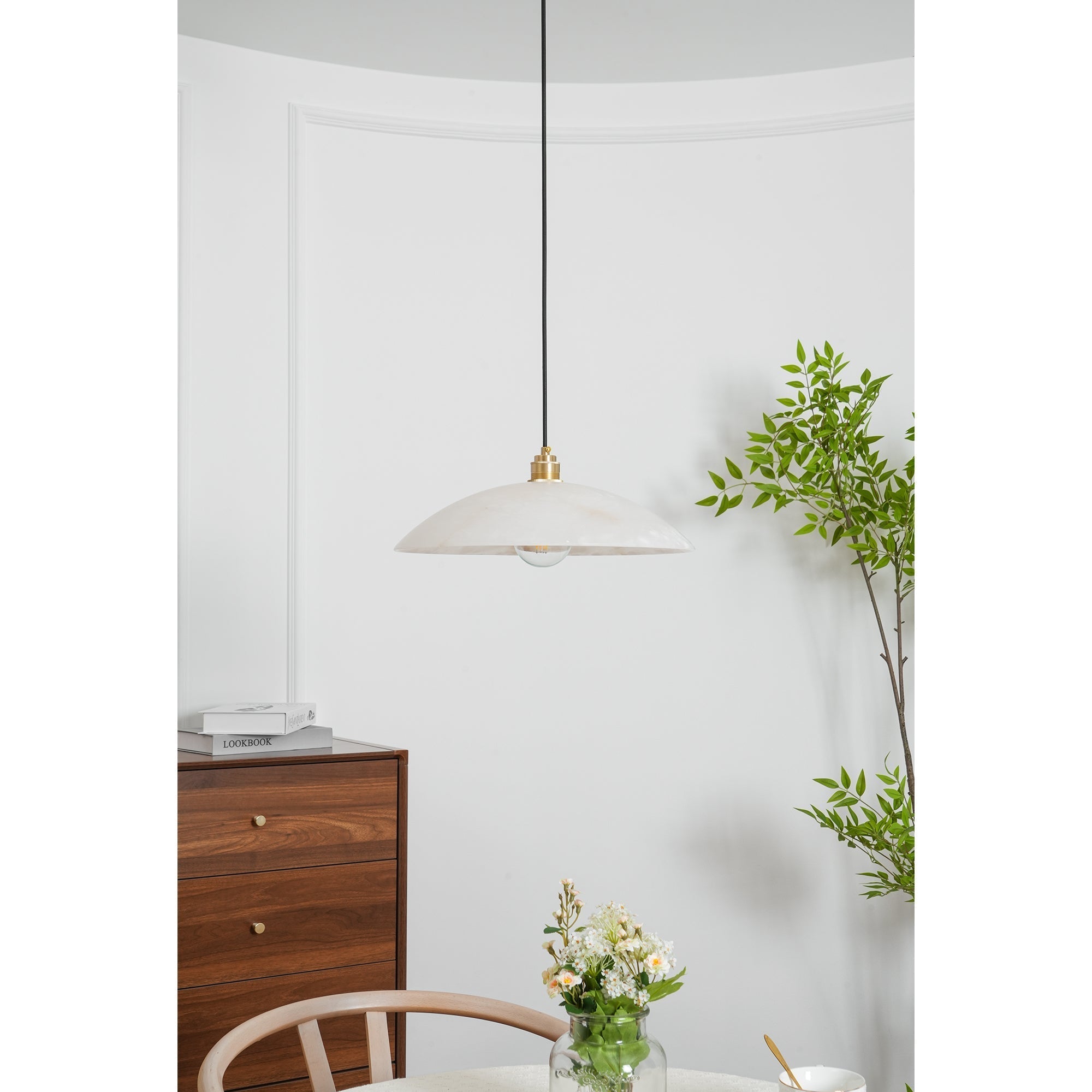 Ljomuvyd Individual Creativity Dome Metal Pendant Light - Lamp Copper