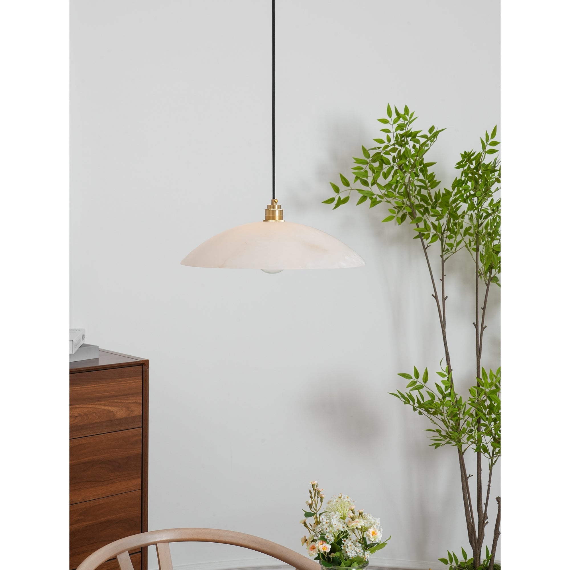 Ljomuvyd Individual Creativity Dome Metal Pendant Light - Lamp Copper