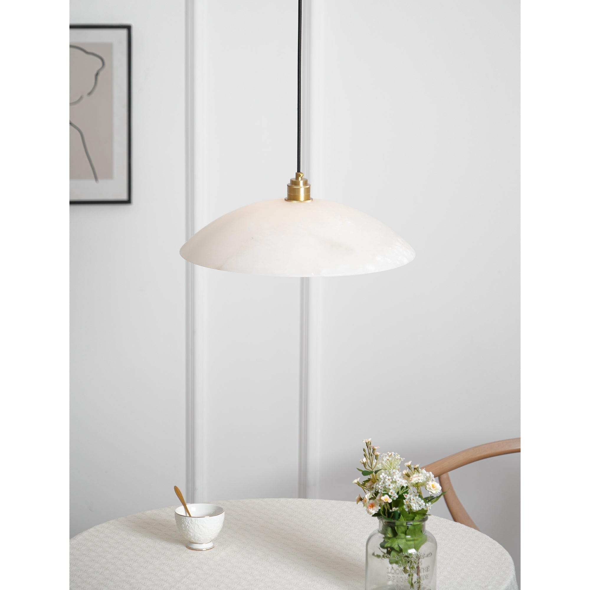Ljomuvyd Individual Creativity Dome Metal Pendant Light - Lamp Copper