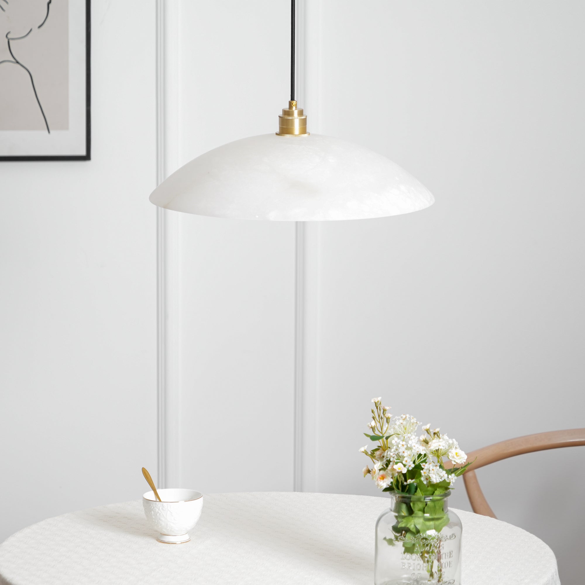 Ljomuvyd Individual Creativity Dome Metal Pendant Light - Lamp Copper