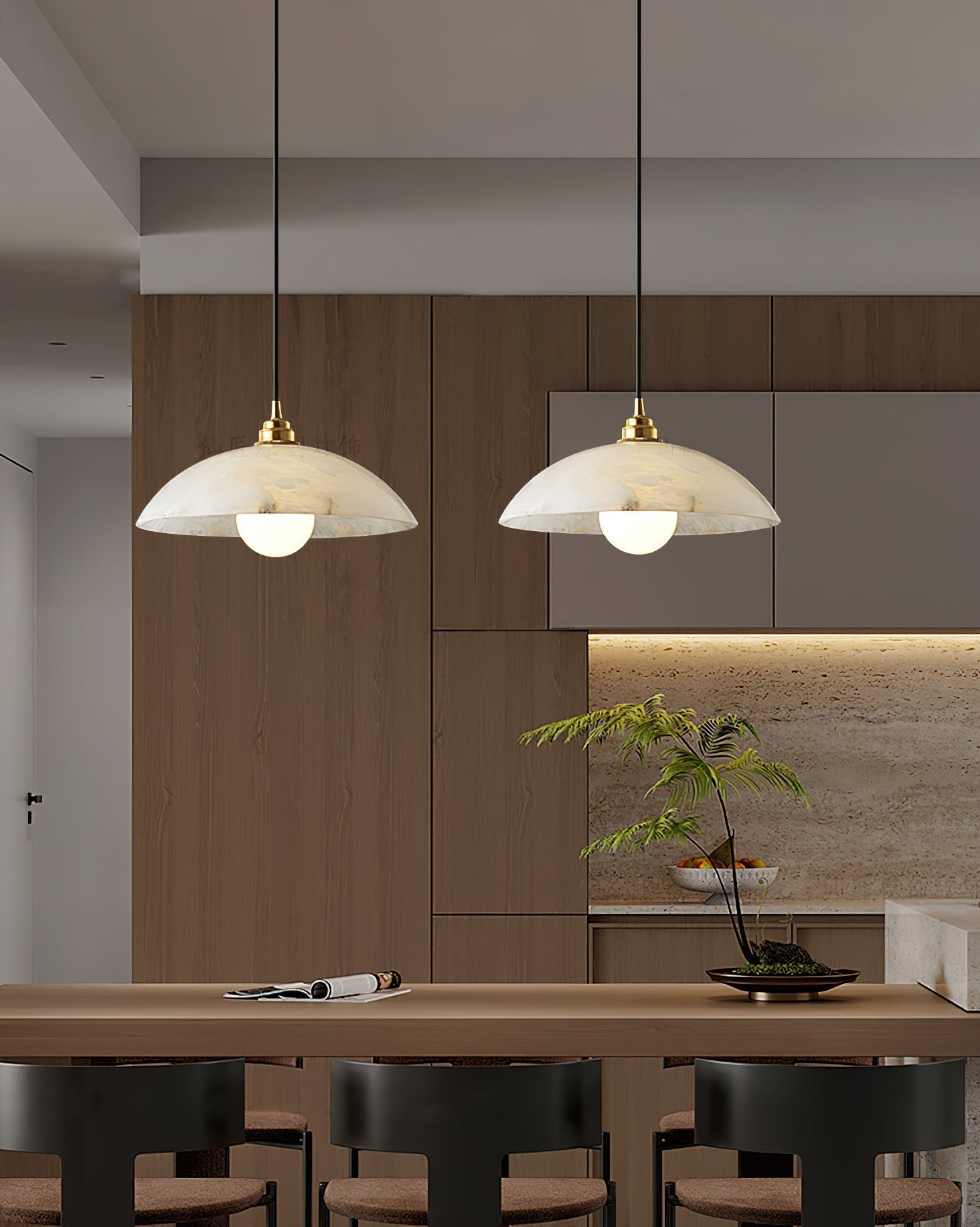 Ljomuvyd Individual Creativity Dome Metal Pendant Light - Lamp Copper