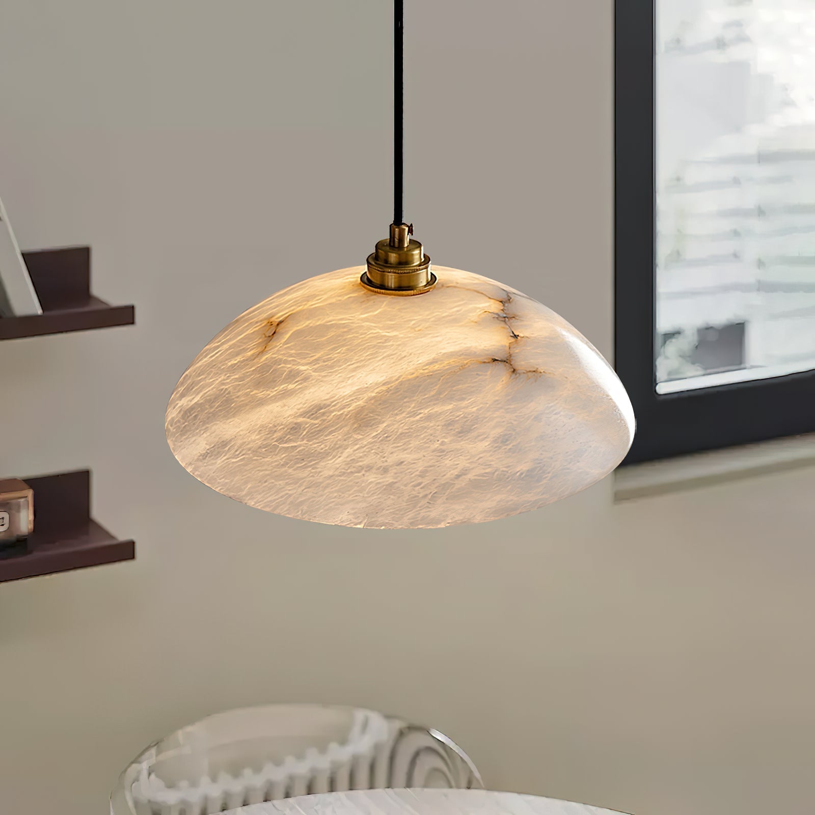 Ljomuvyd Individual Creativity Dome Metal Pendant Light - Lamp Copper