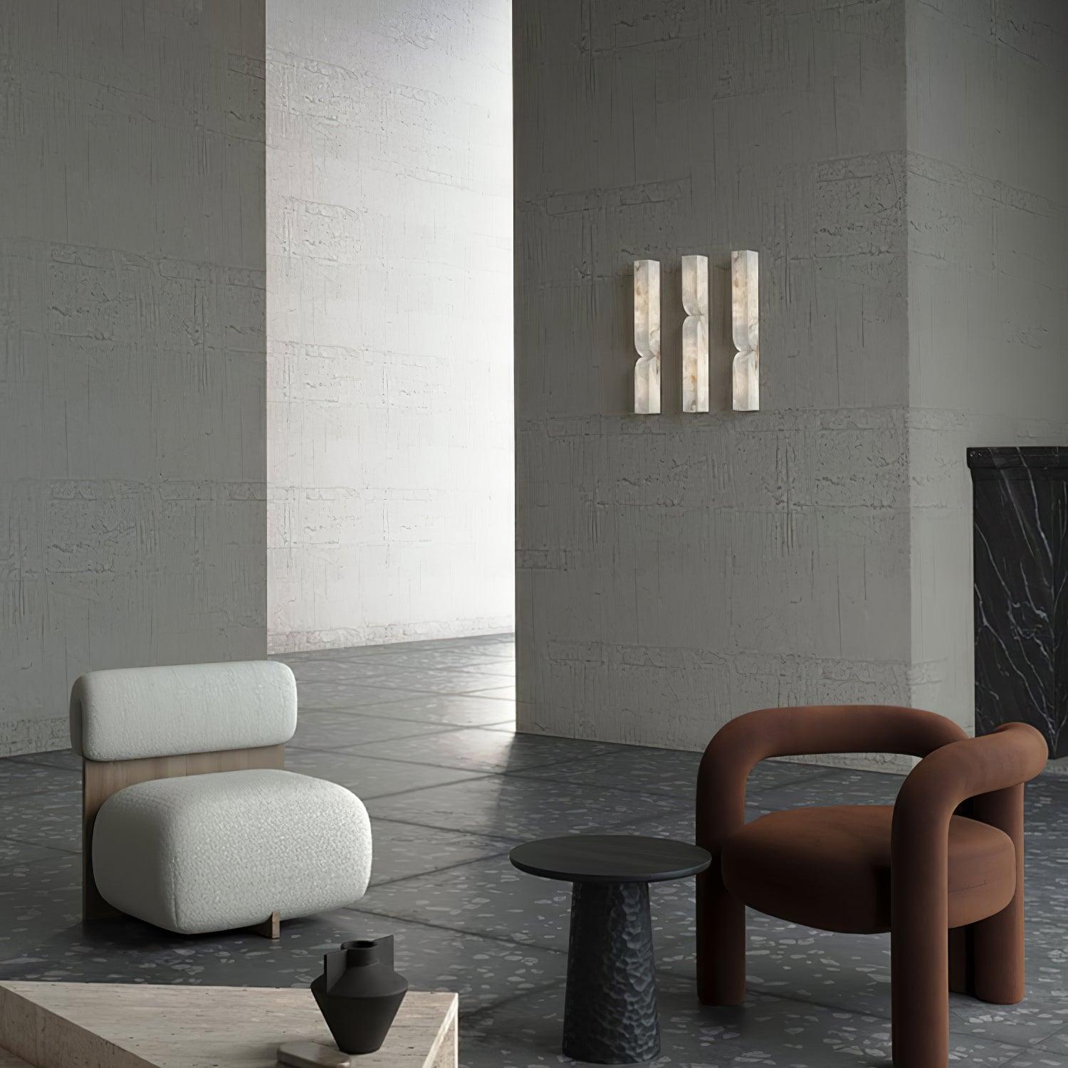Imiraris Minimalist Alabaster Wall Light - Neutralighting