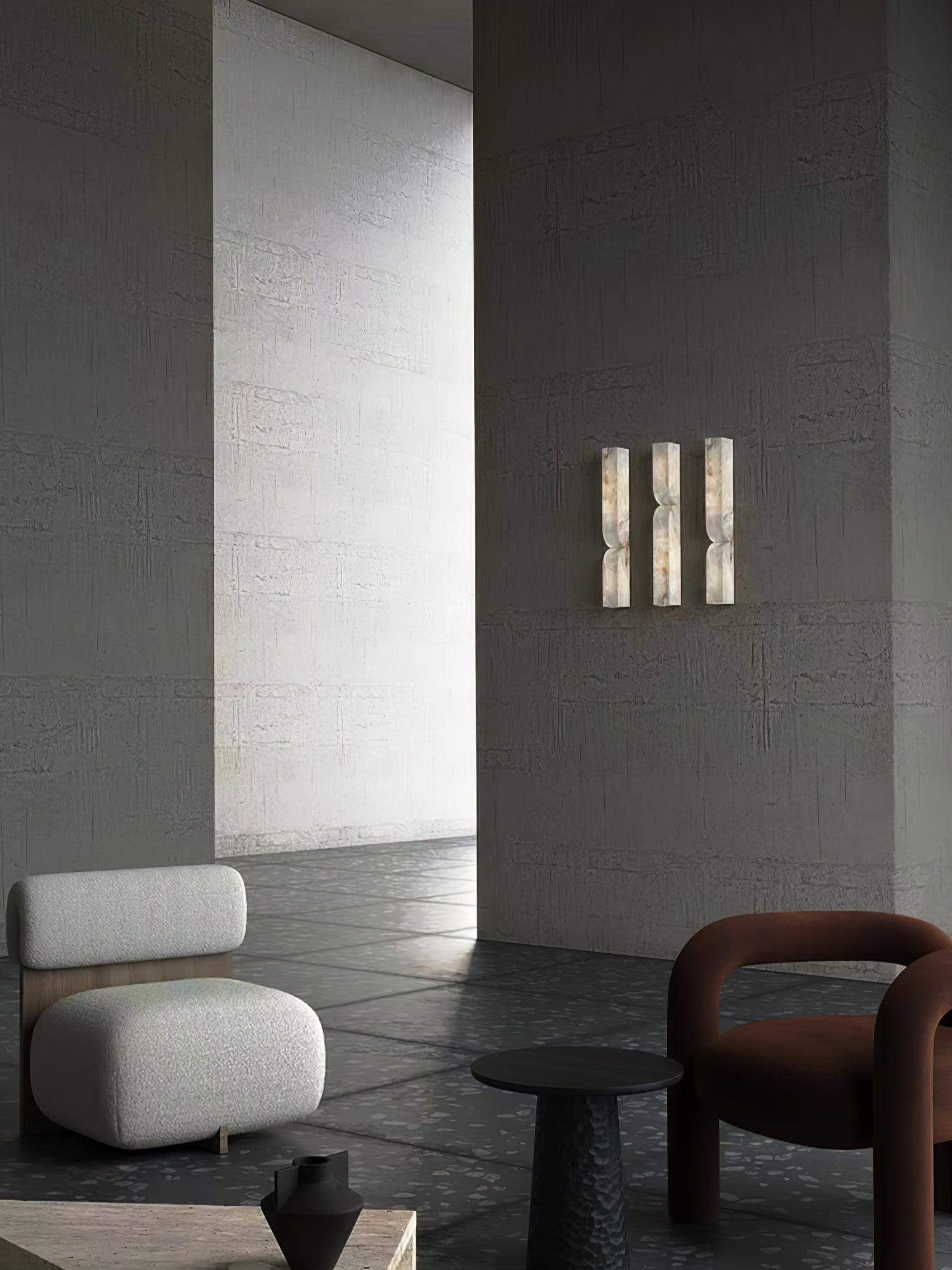 Imiraris Minimalist Alabaster Wall Light - Neutralighting