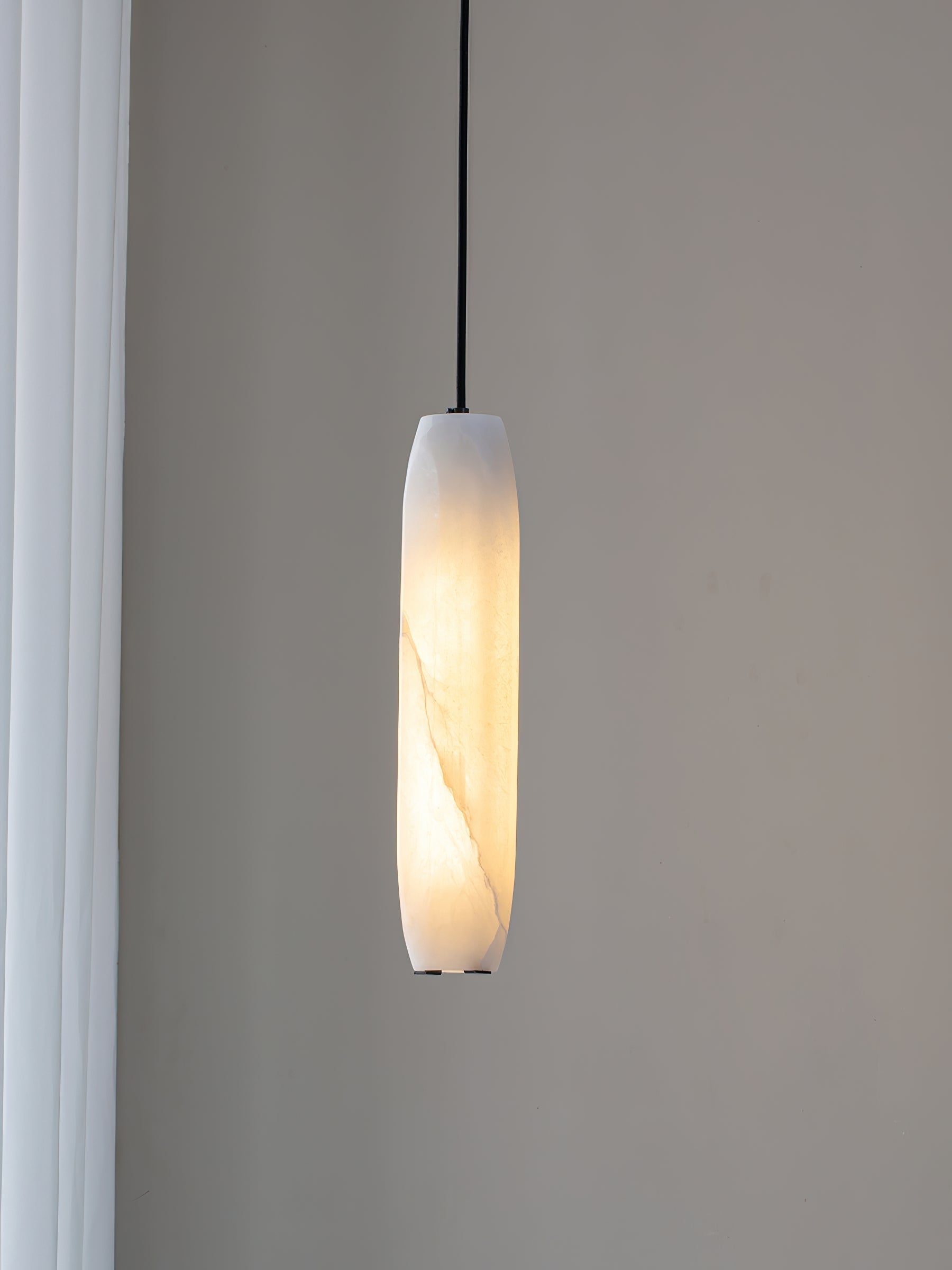Kvennuvye Flute Modern Minimalist Metal Pendant Light - Lamp Copper