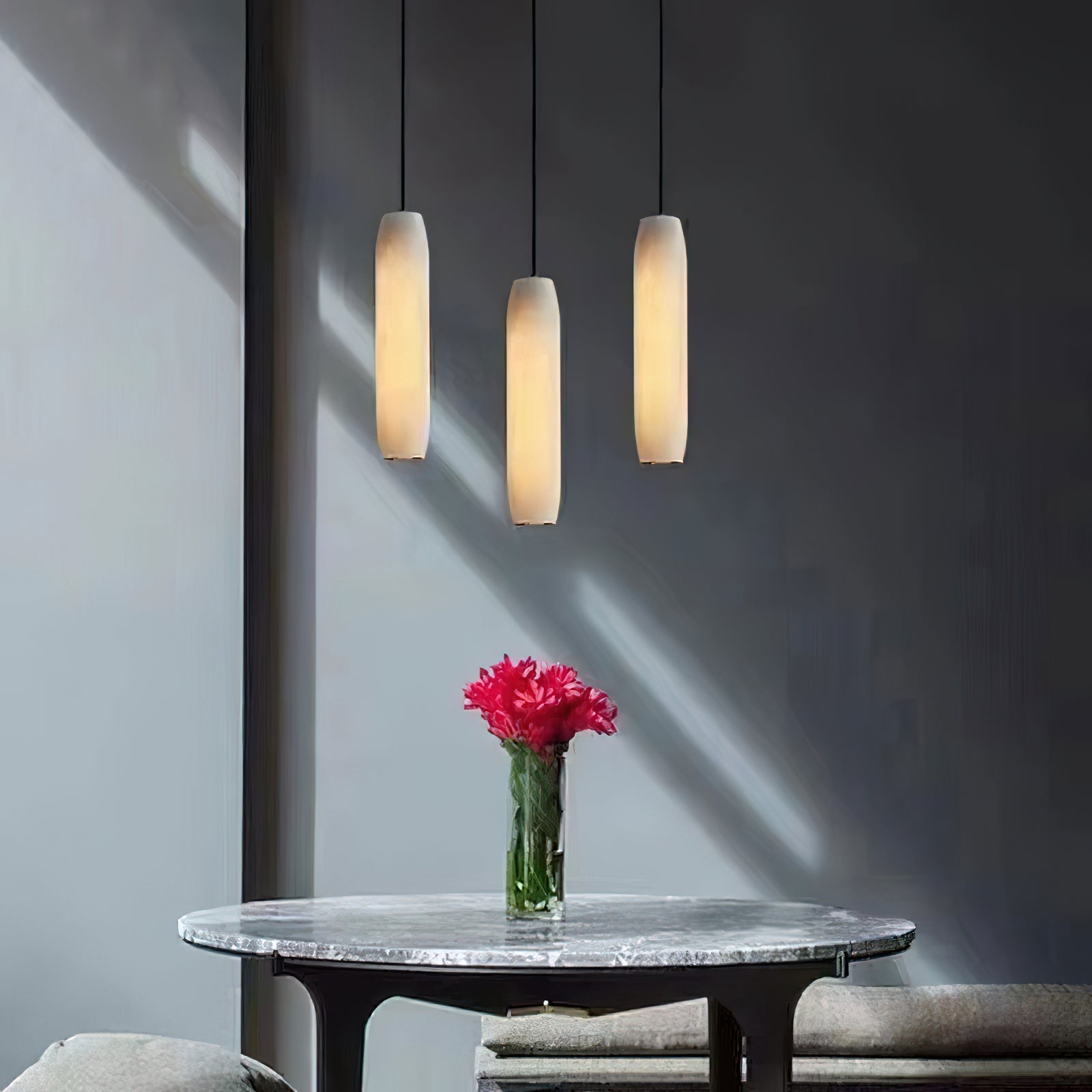 Kvennuvye Flute Modern Minimalist Metal Pendant Light - Lamp Copper