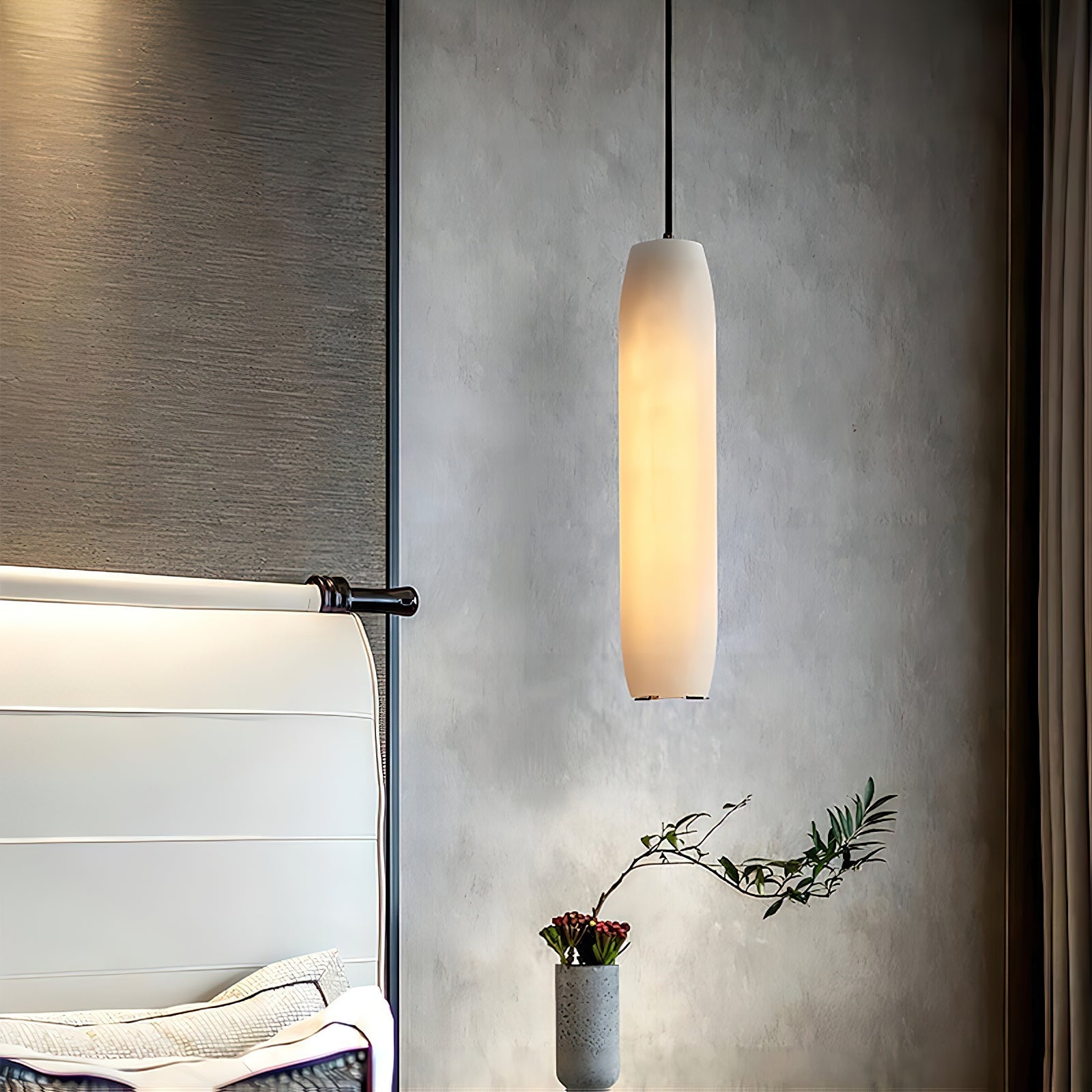 Kvennuvye Flute Modern Minimalist Metal Pendant Light - Lamp Copper