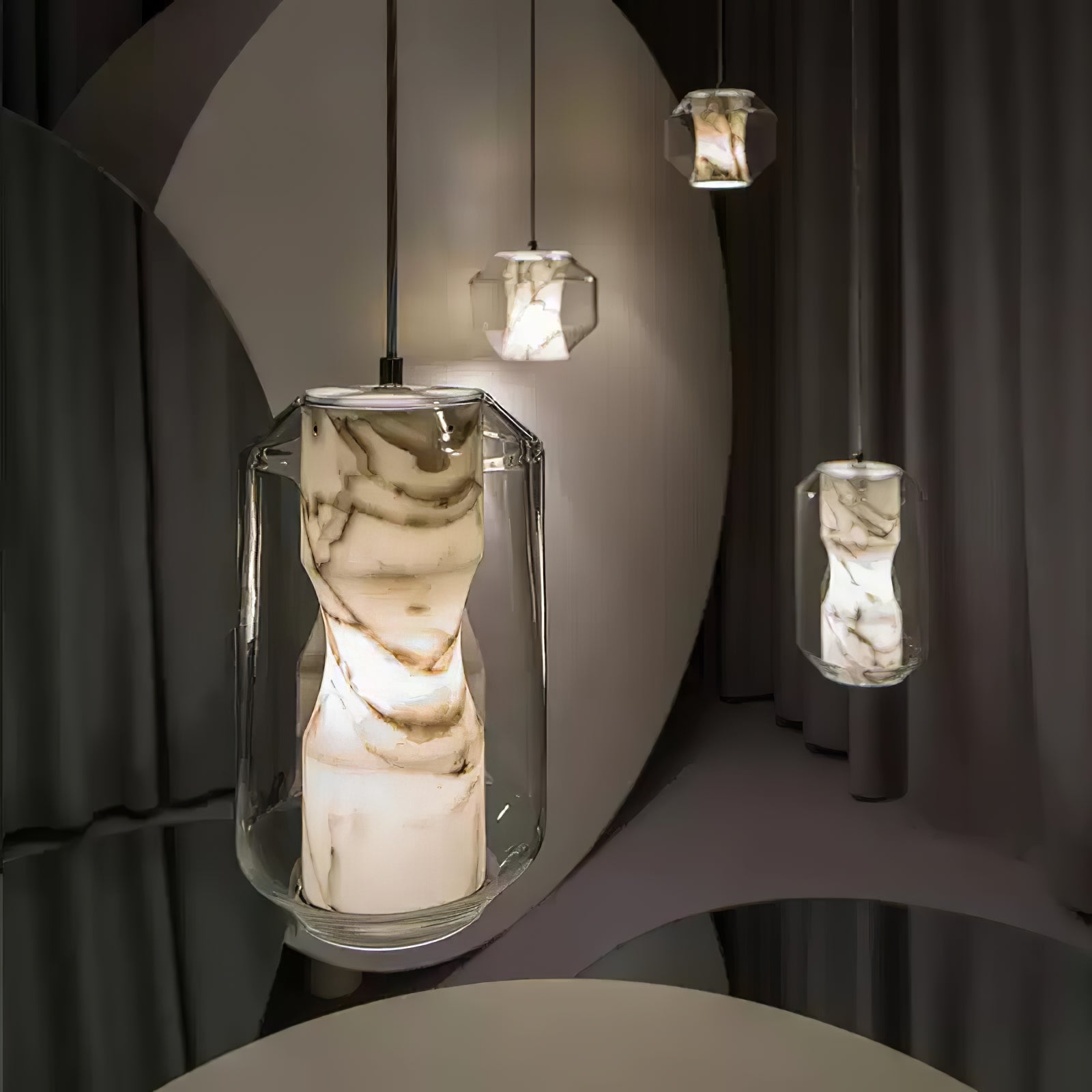Elaris Alabaster Pendant Light - Letslighting