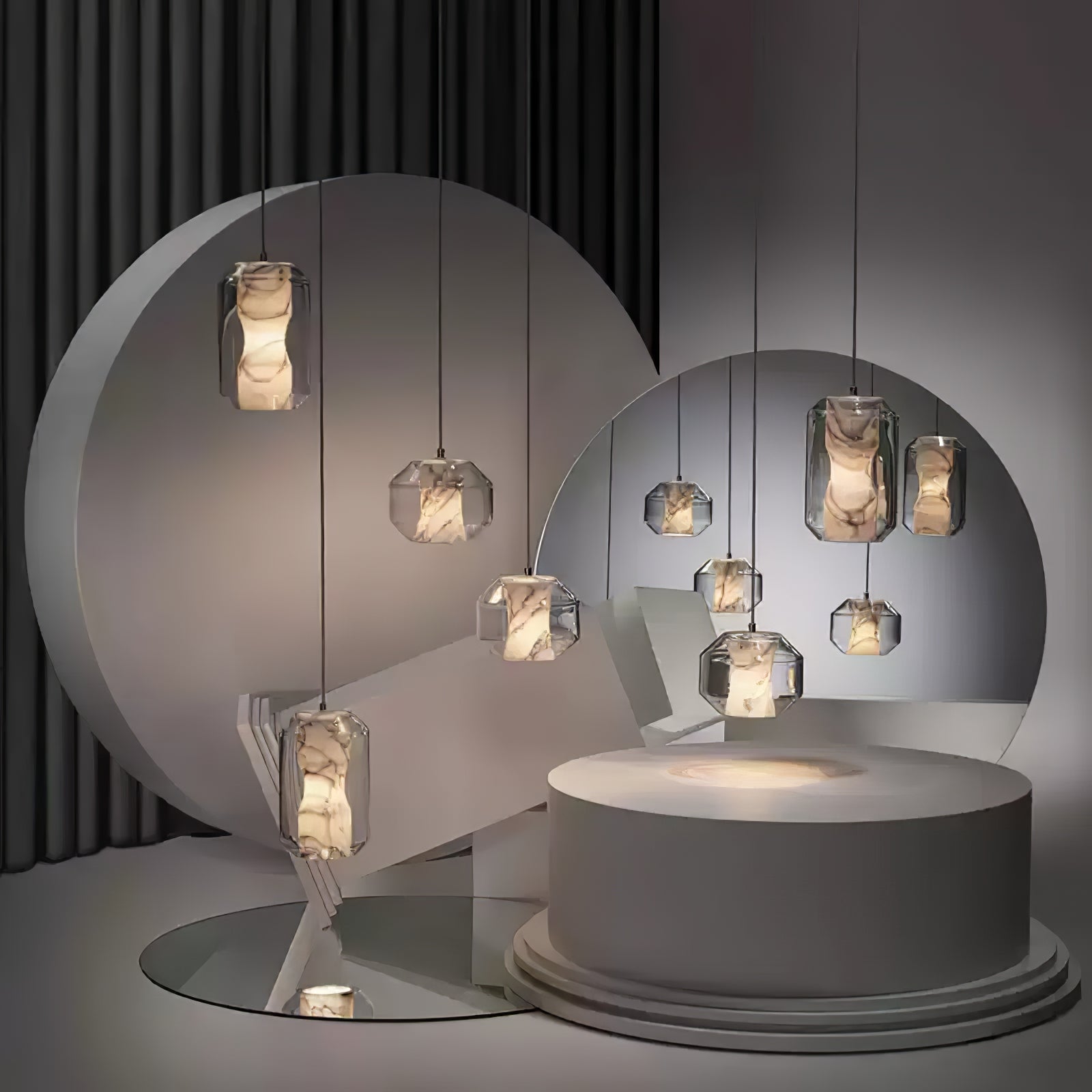 Elaris Alabaster Pendant Light - Letslighting