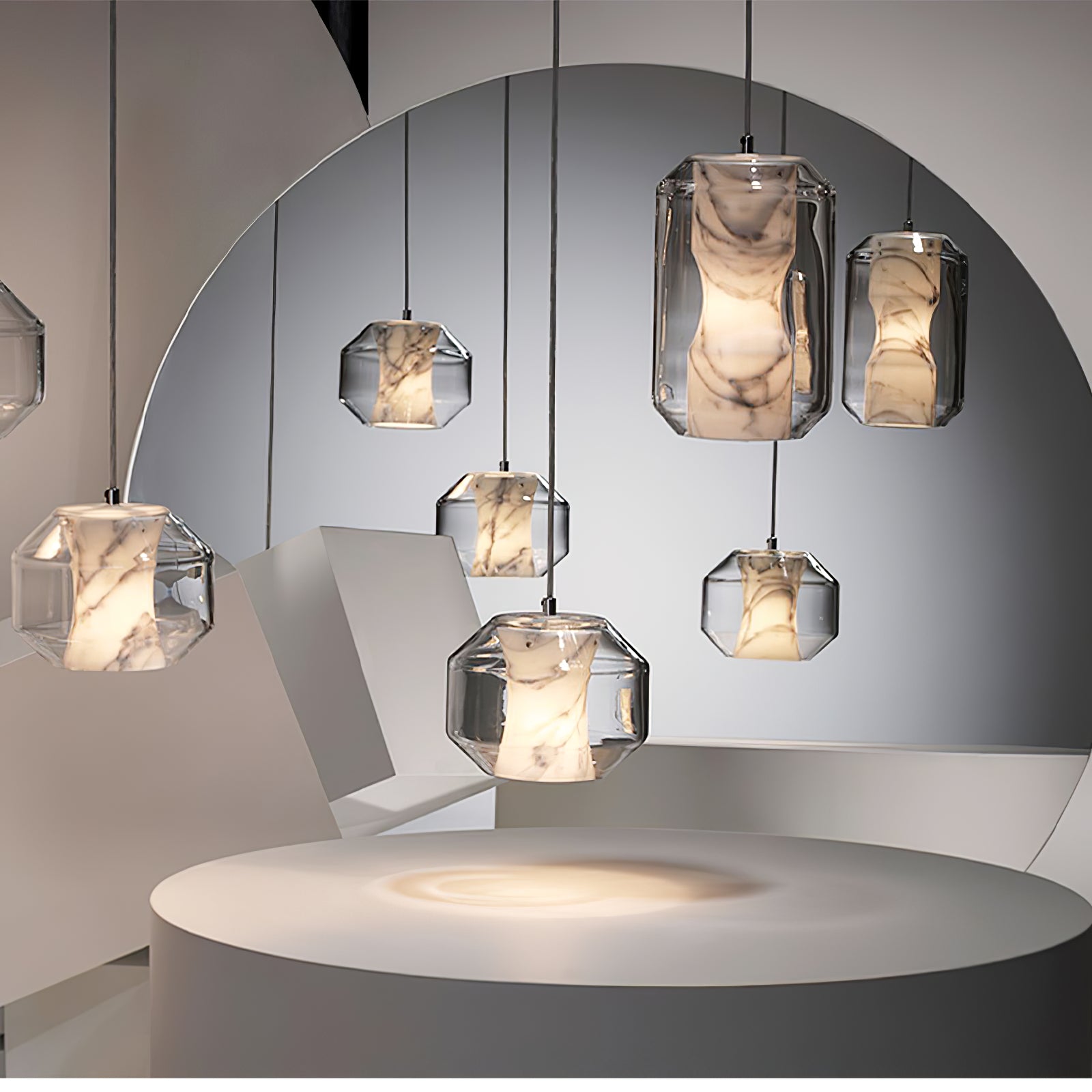 Elaris Alabaster Pendant Light - Letslighting