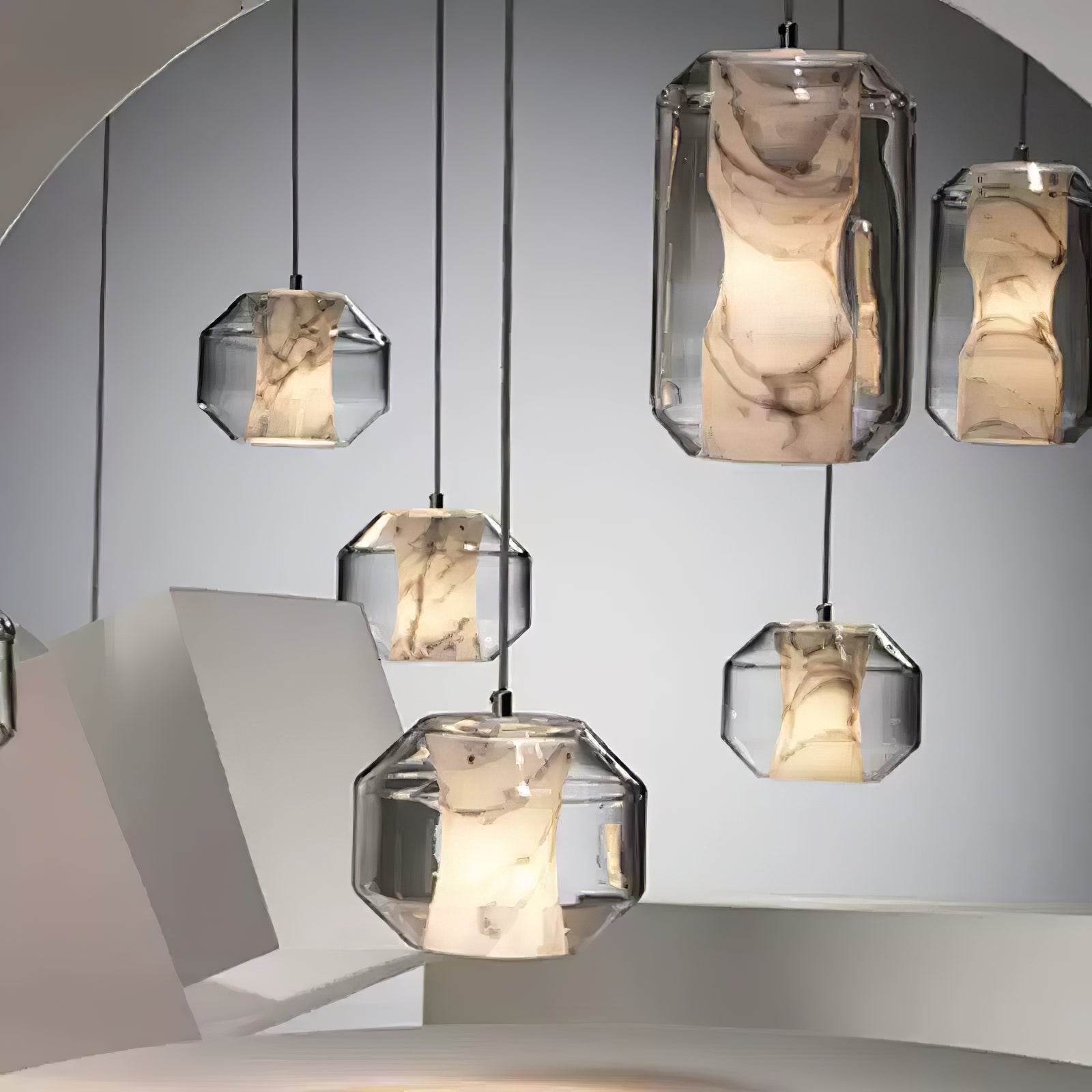 Elaris Alabaster Pendant Light - Letslighting