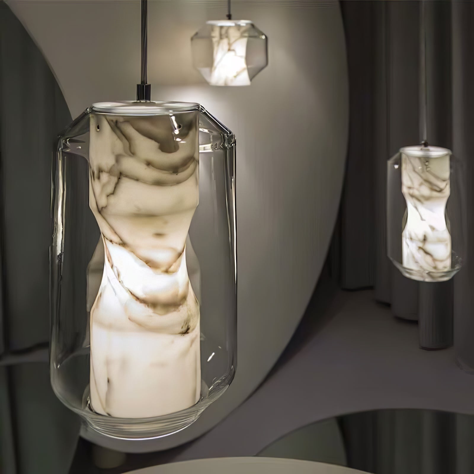 Elaris Alabaster Pendant Light - Letslighting