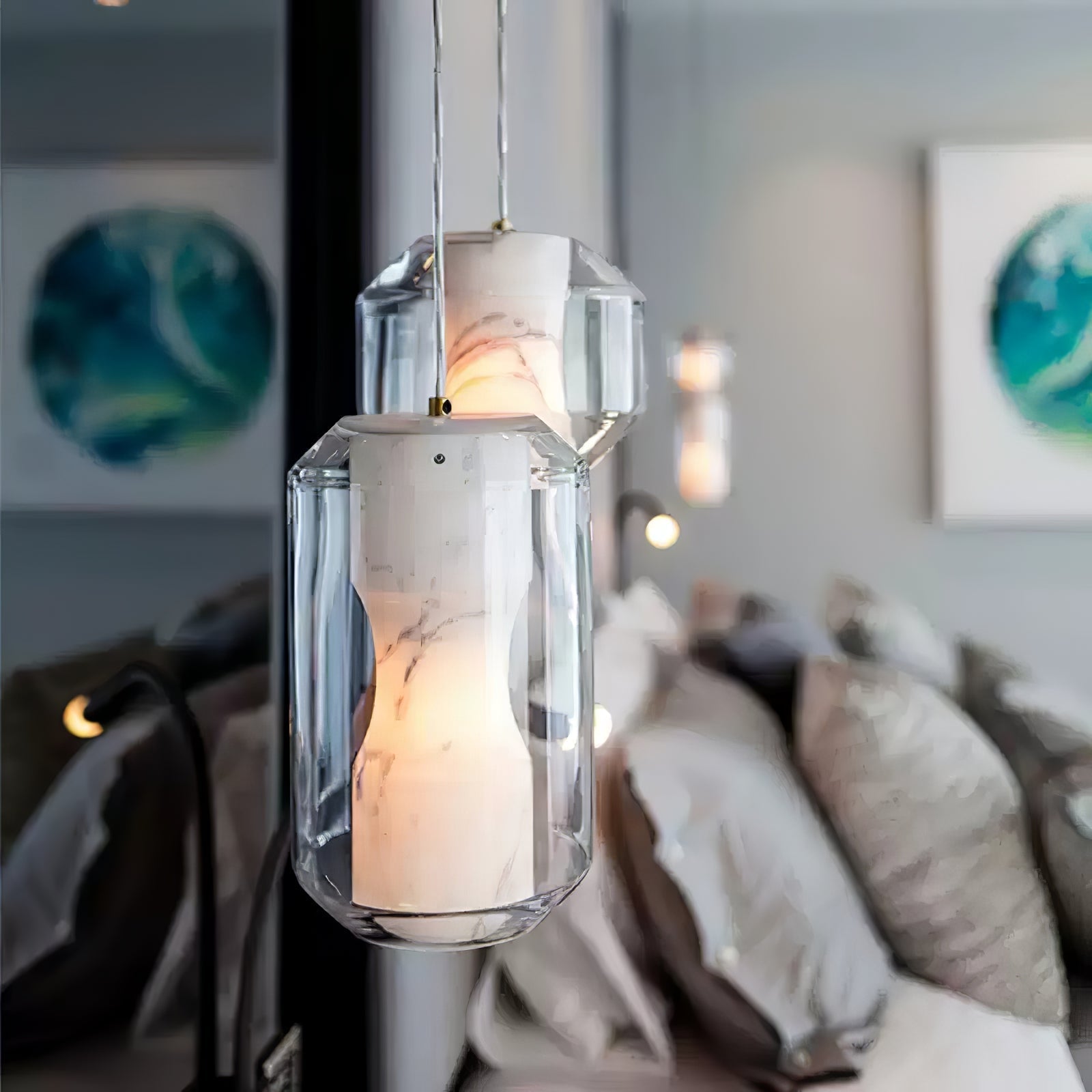 Elaris Alabaster Pendant Light - Letslighting