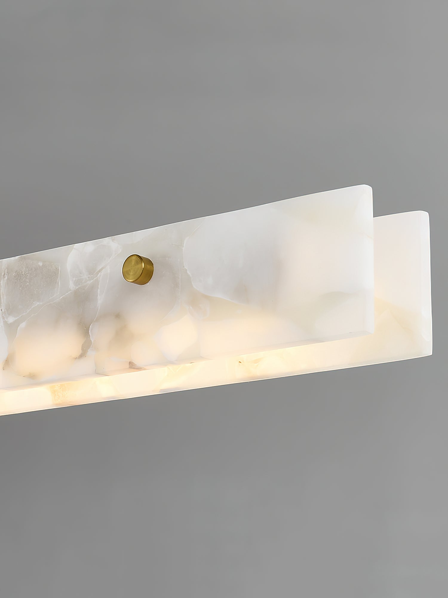 Ljomuvye LED Modern Linear Metal Pendant Light - Lamp Copper