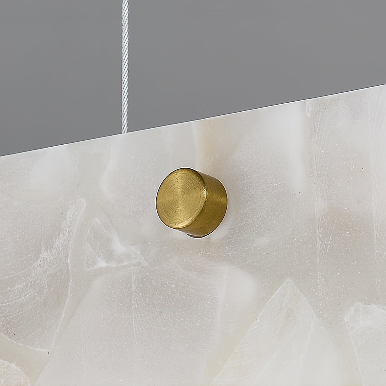 Ljomuvye LED Modern Linear Metal Pendant Light - Lamp Copper