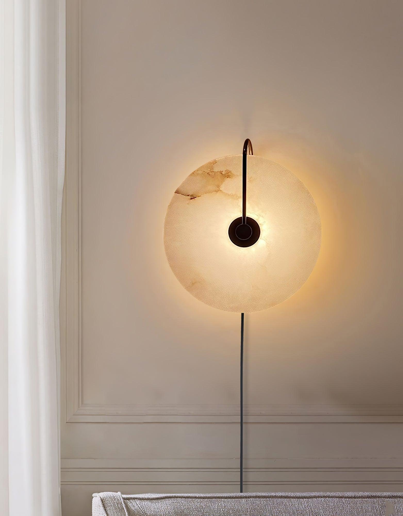 Ceraeyra Alabaster Globe Wall Light - Neutralighting