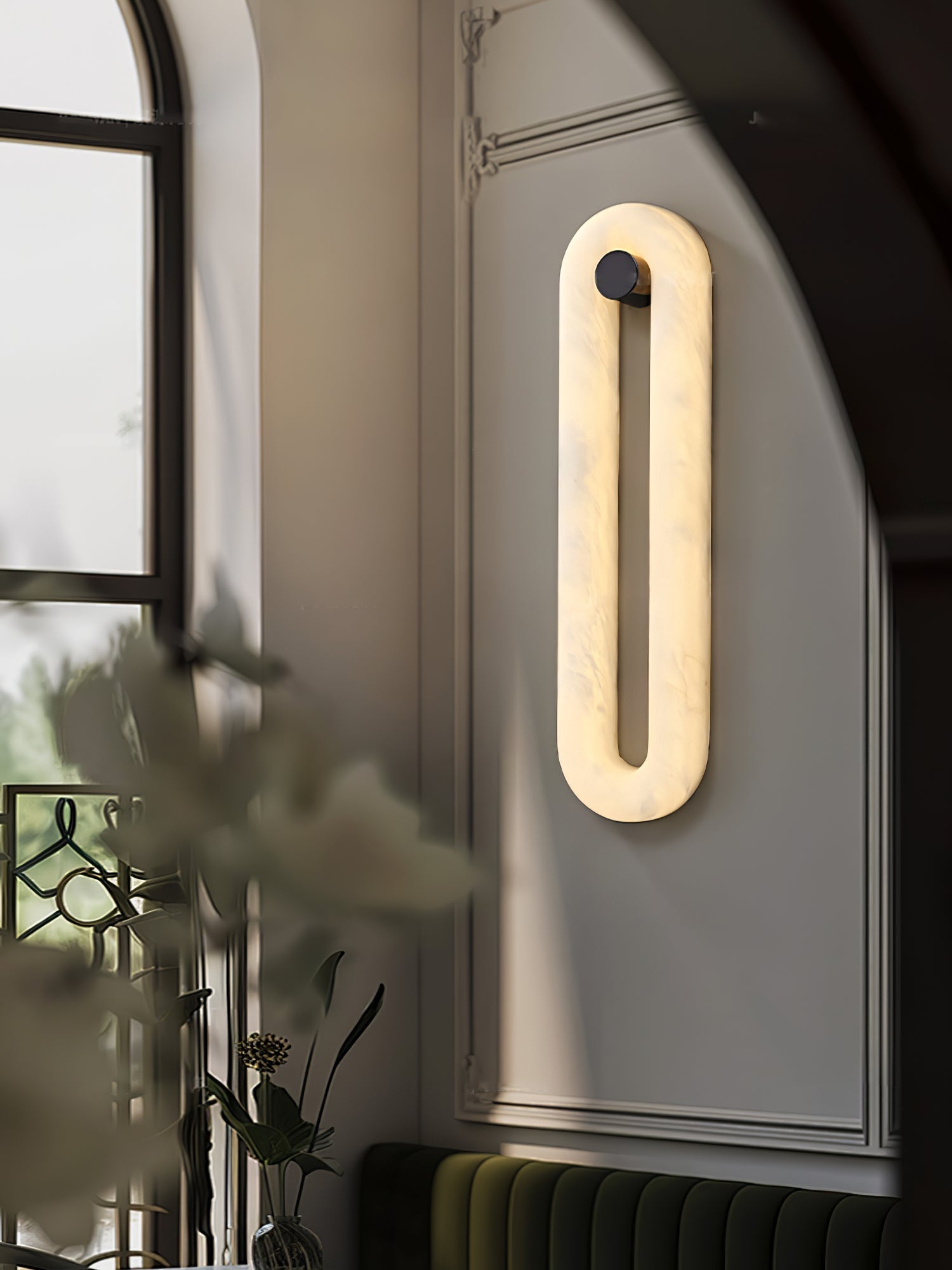 Aurea Modern Alabaster Wall Light - Letslighting
