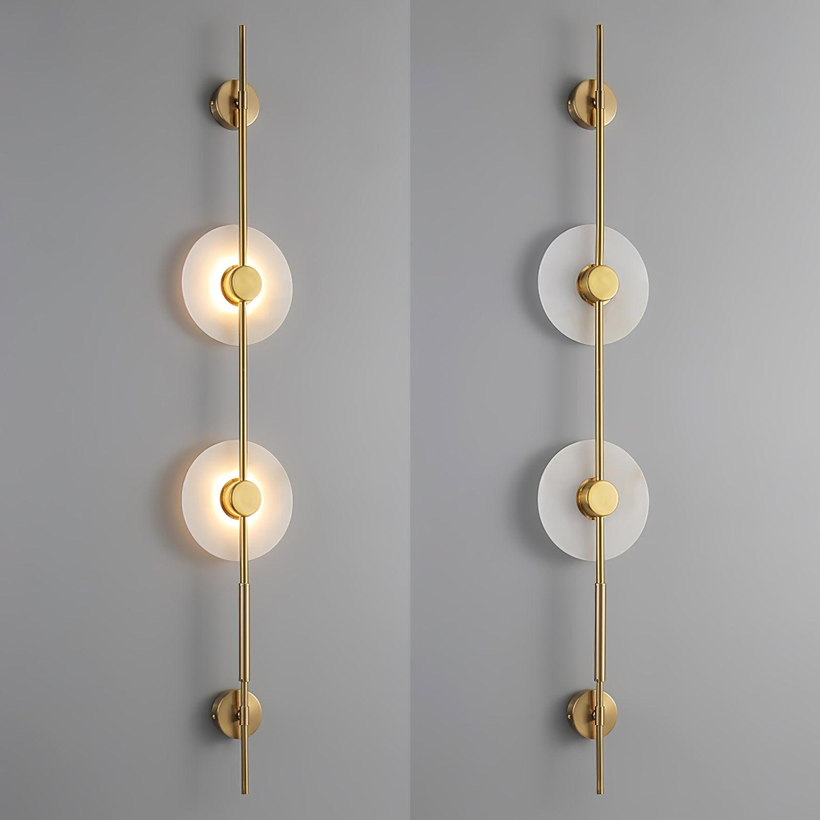 Edria Minimalist Alabaster Wall Light - Neutralighting