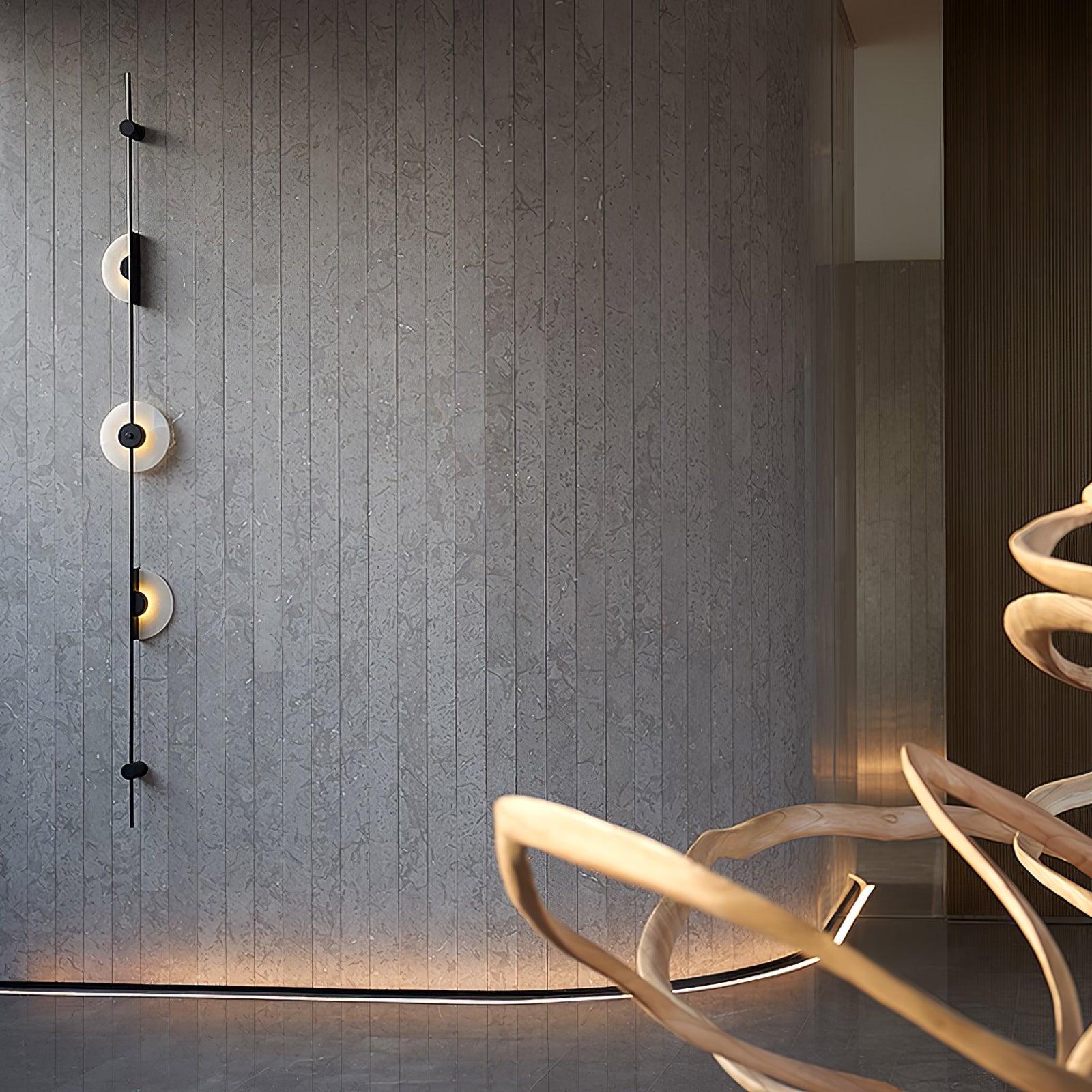 Edria Minimalist Alabaster Wall Light - Neutralighting